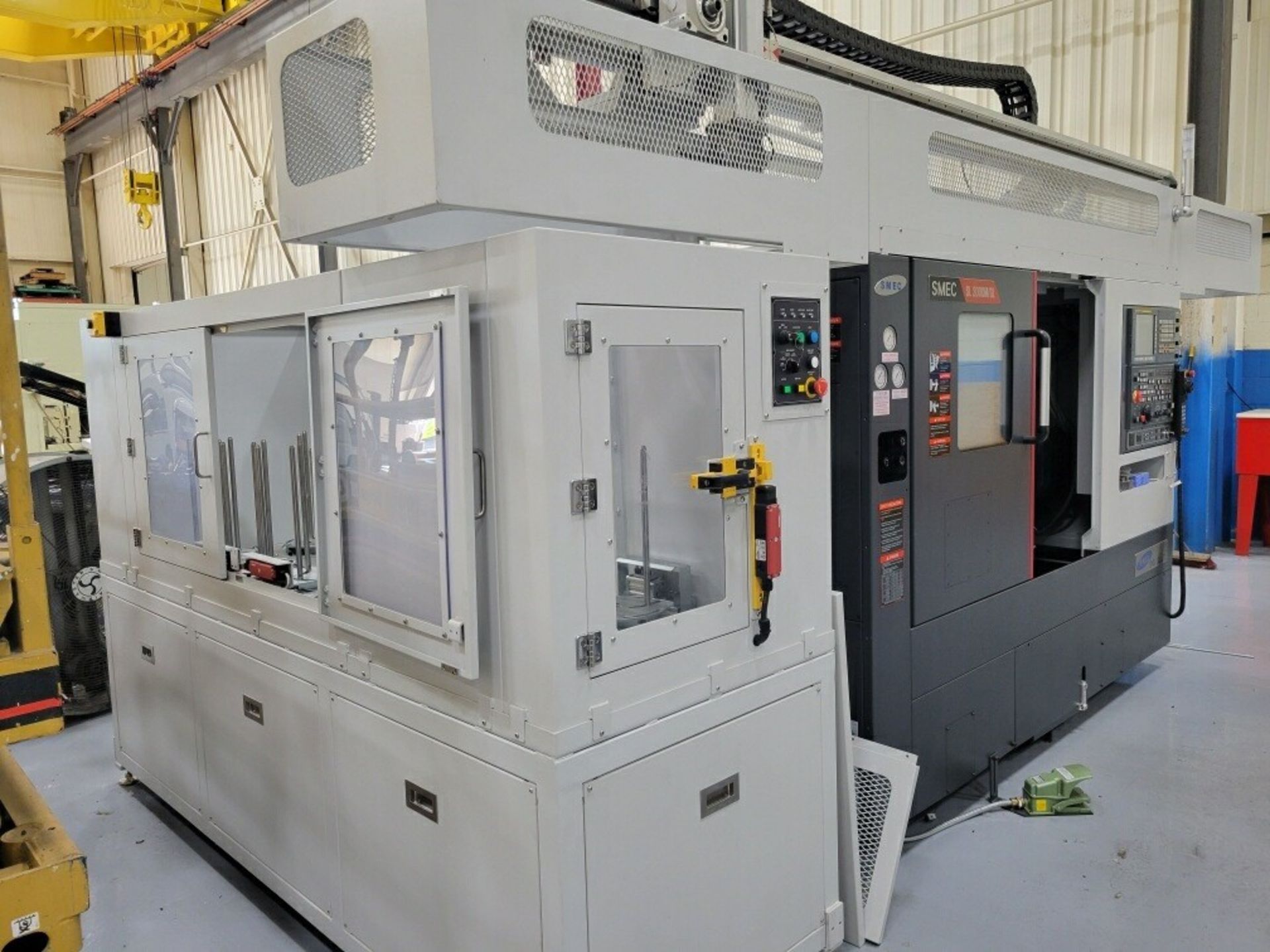 THIS LOT IS FOR 2 NEW NEVER USED 2021 SAMSUNG SL 20000BM/GL CNC LATHES W/ MILLING AND GANTRY LOADED - Image 8 of 10