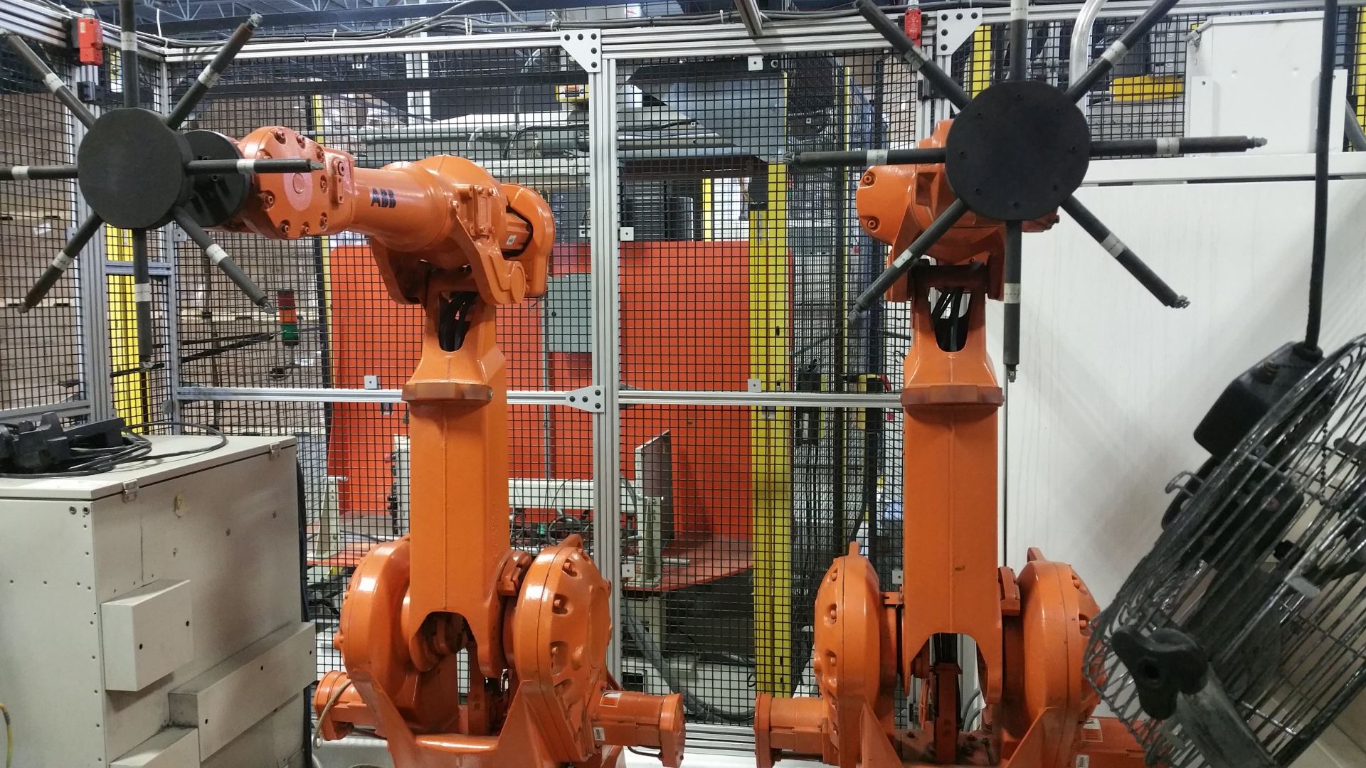 CLIP INSERTION ROBOT CELL WITH 2 ABB ROBOTS IRB 2400 M2000 SN 248135 & 248136 - Image 2 of 17