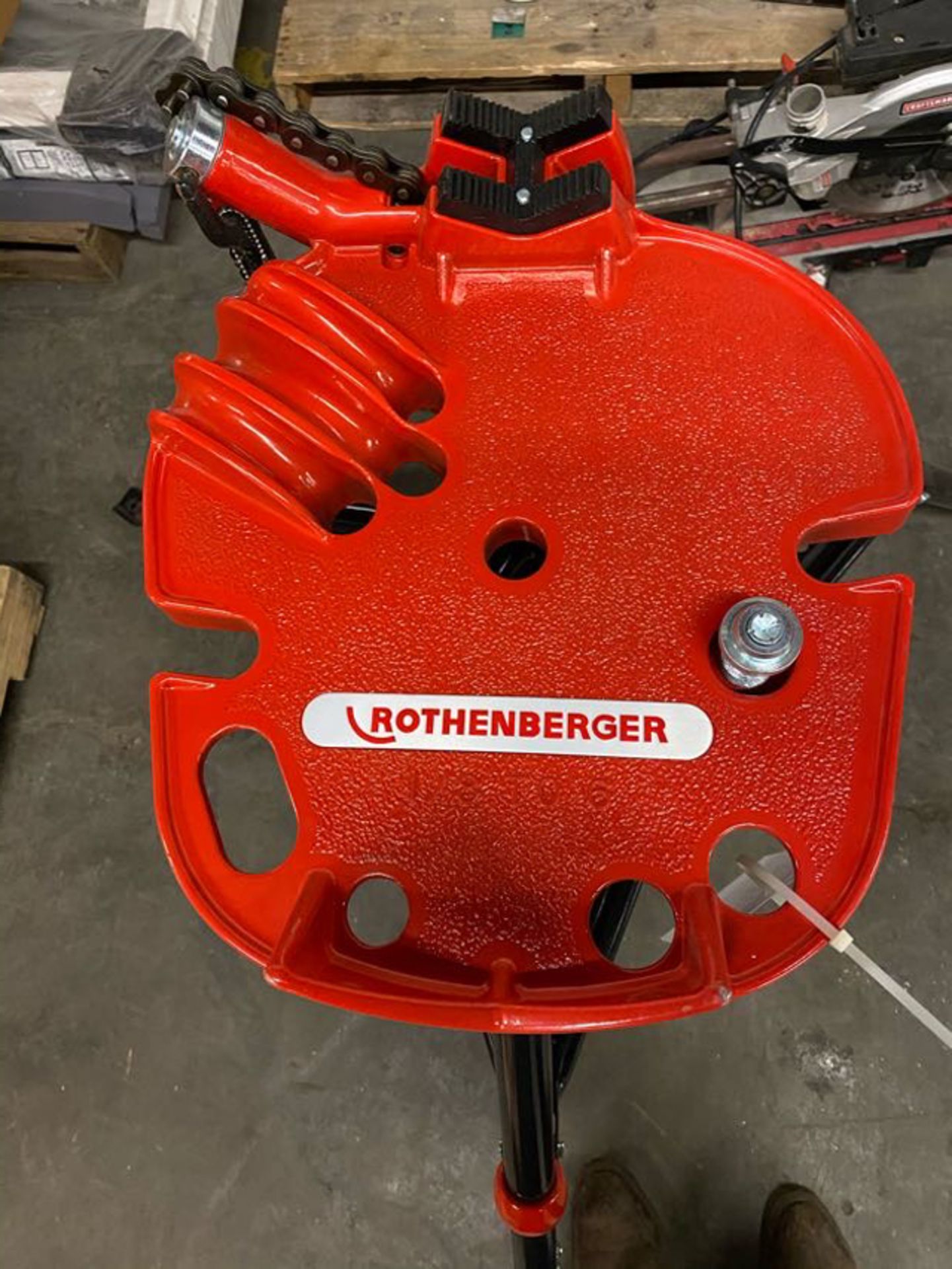 ROTHENBERGER TRI-STAND WITH CHAIN VISE - Image 2 of 2