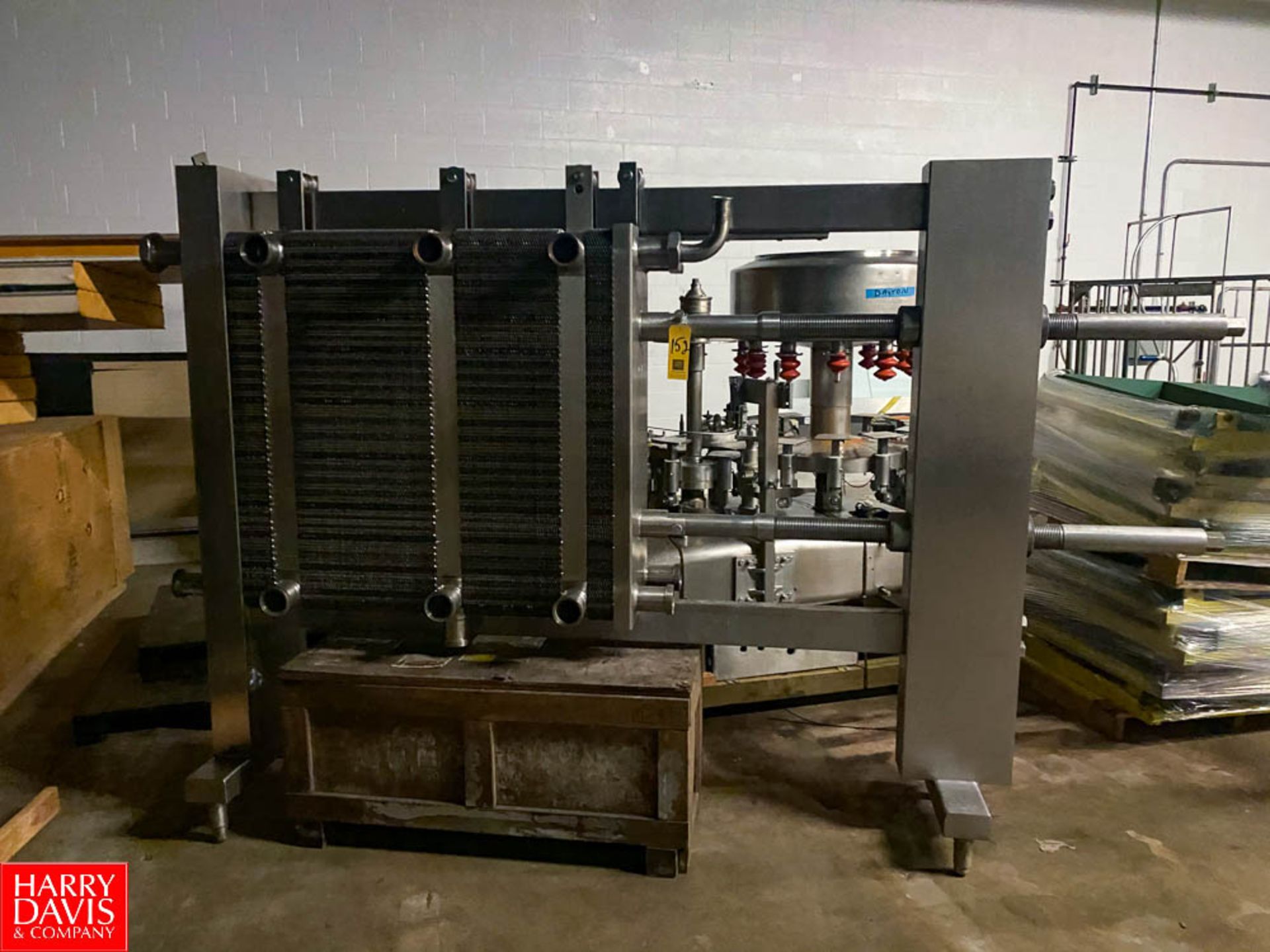 APV Heat Exchanger S/S Model-SR3102, Serial 21074 Rigging Fee: $1200