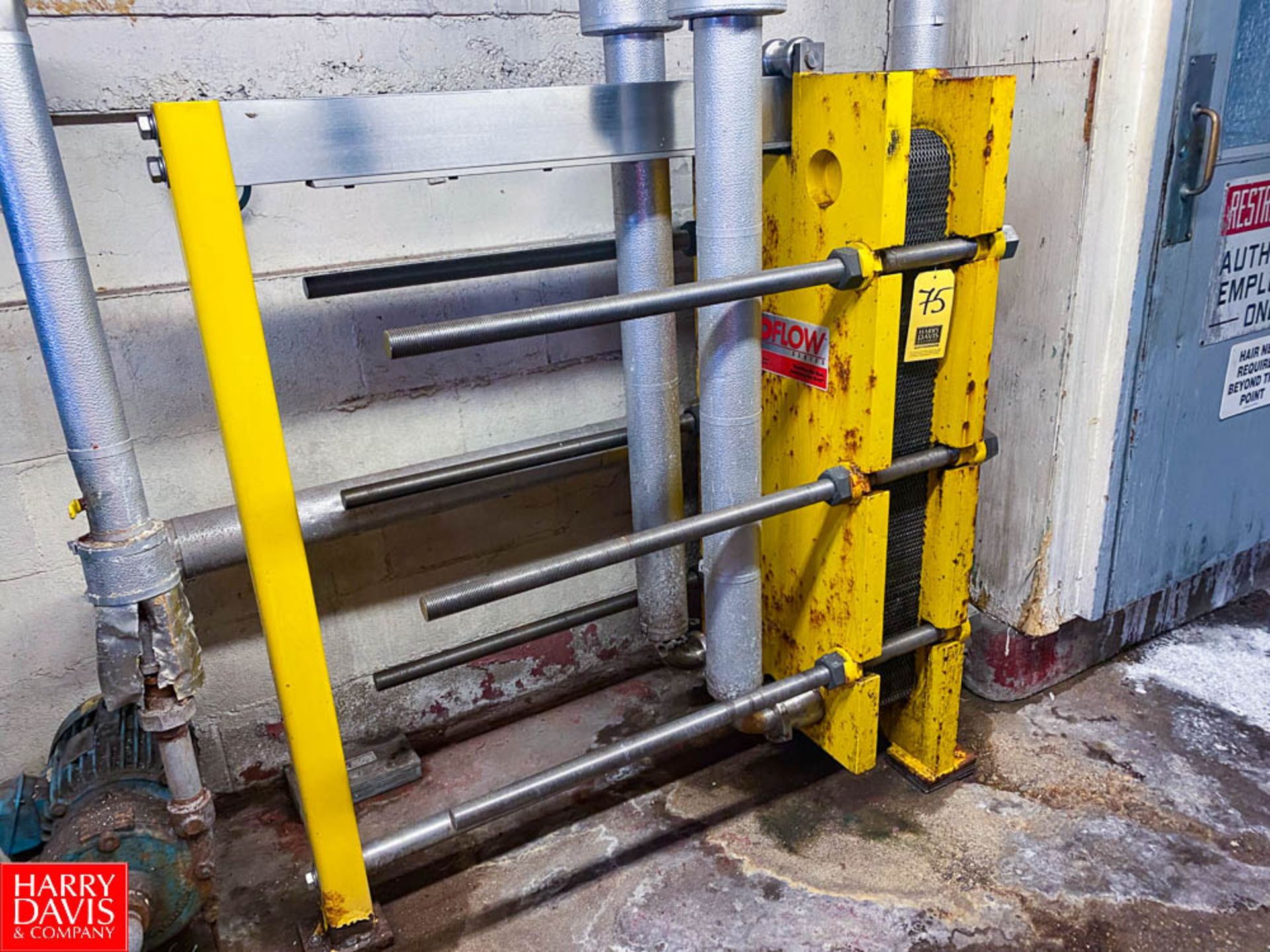 AGC Plate Heat Exchanger Model PR03-F Rigging Fee: $1025