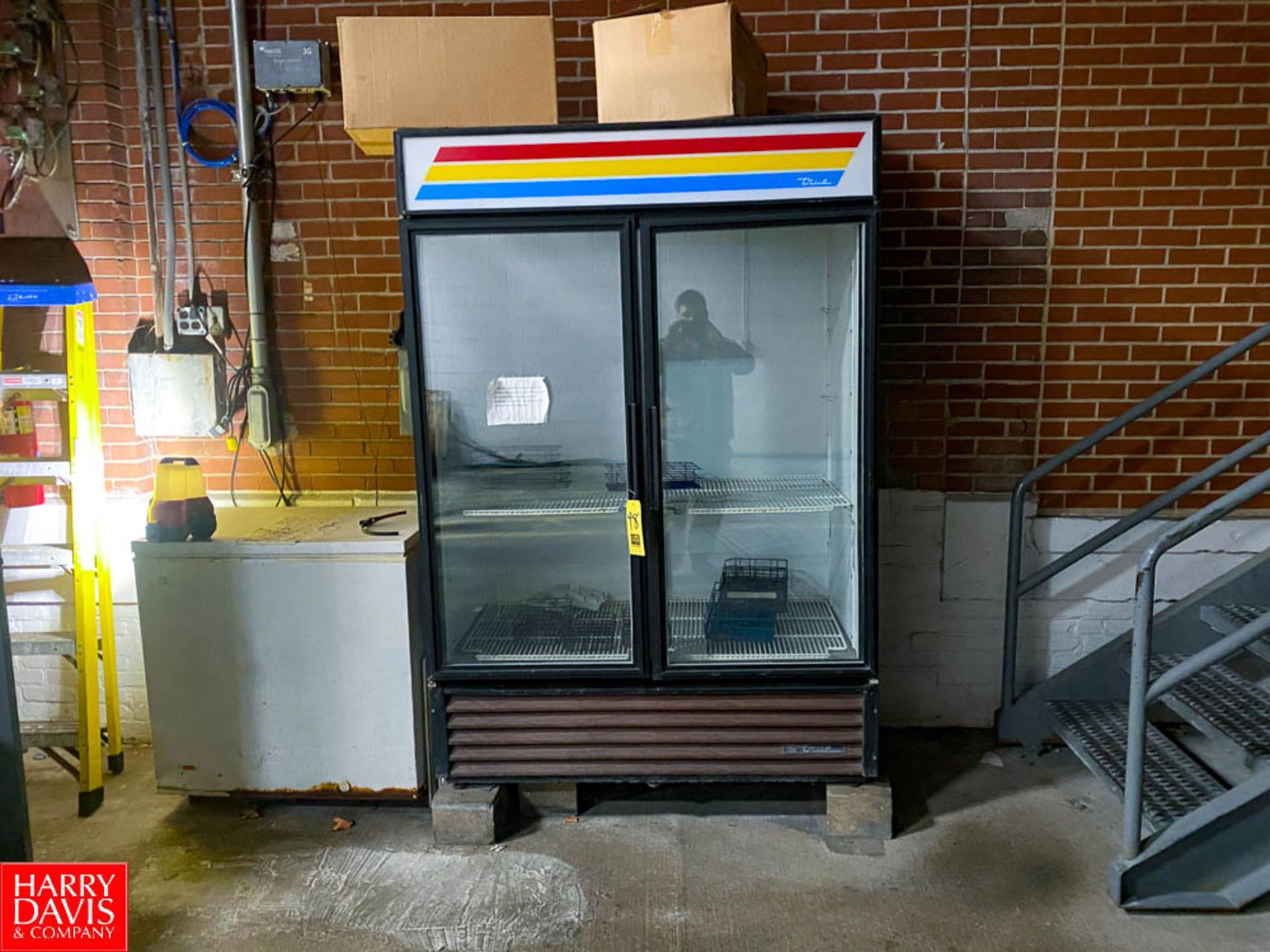 TrueDouble Glass Door Refrigerator And Chest Freezer Rigging Fee: $150