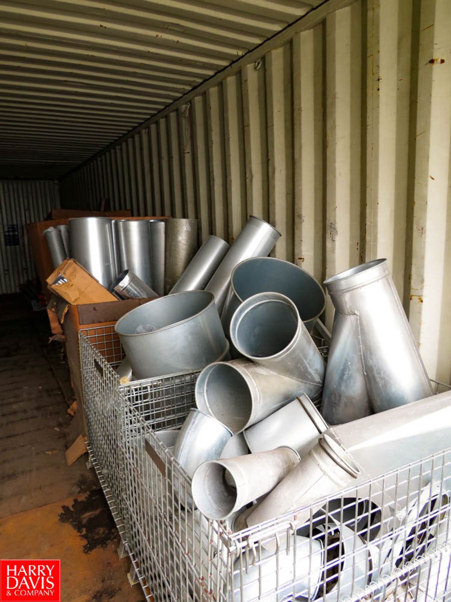 Contents of Connex to Include: Assorted Metal Ducting - Image 3 of 3