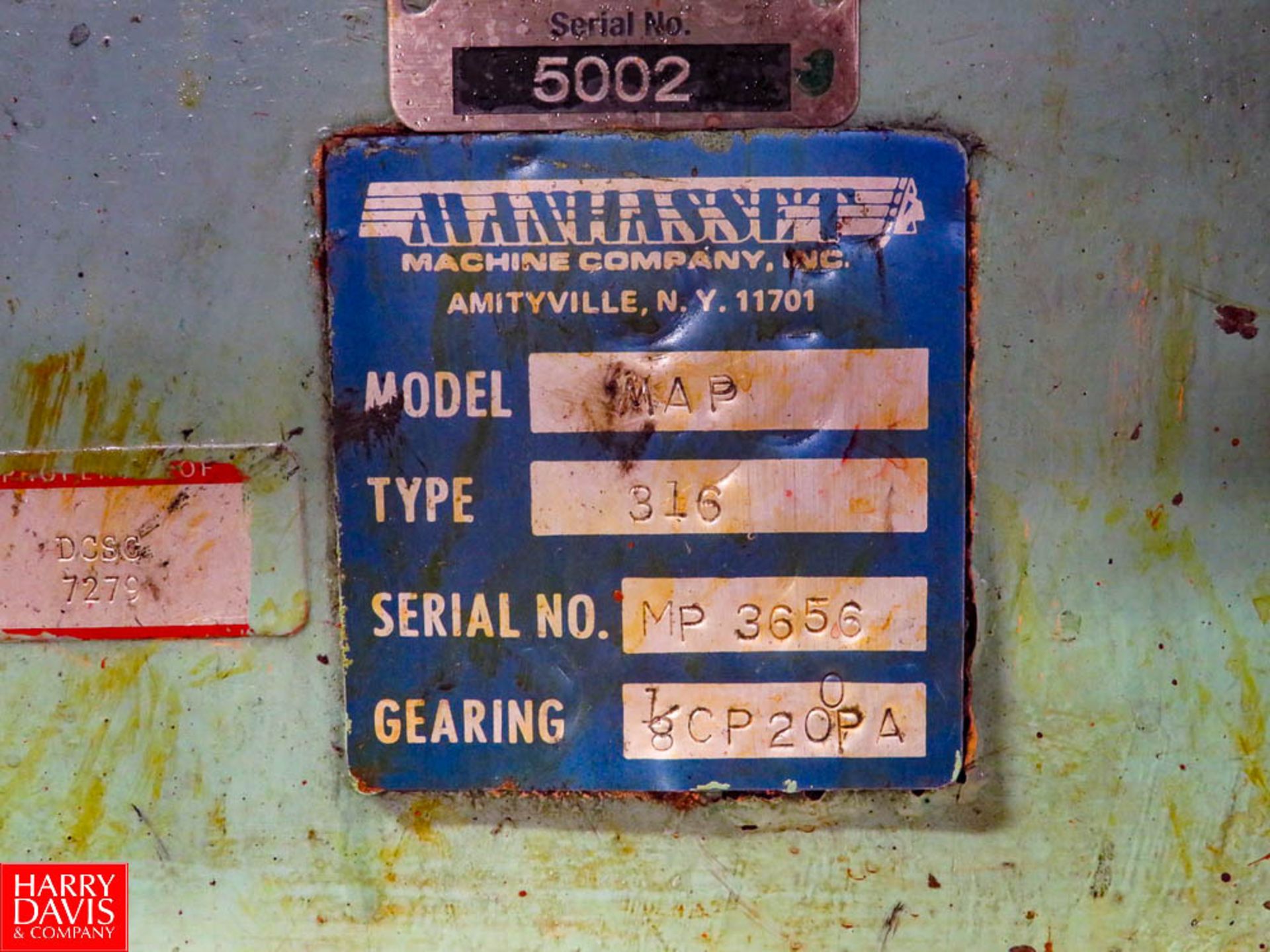 Manhasset Printing Press, MAP, Type 316 Rigging Fee: $2600-2900 - Image 6 of 6