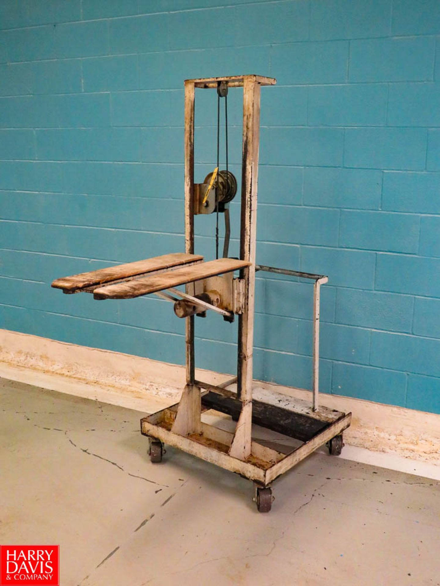 Manual Winch Roll Handling Cart Rigging Fee: $50