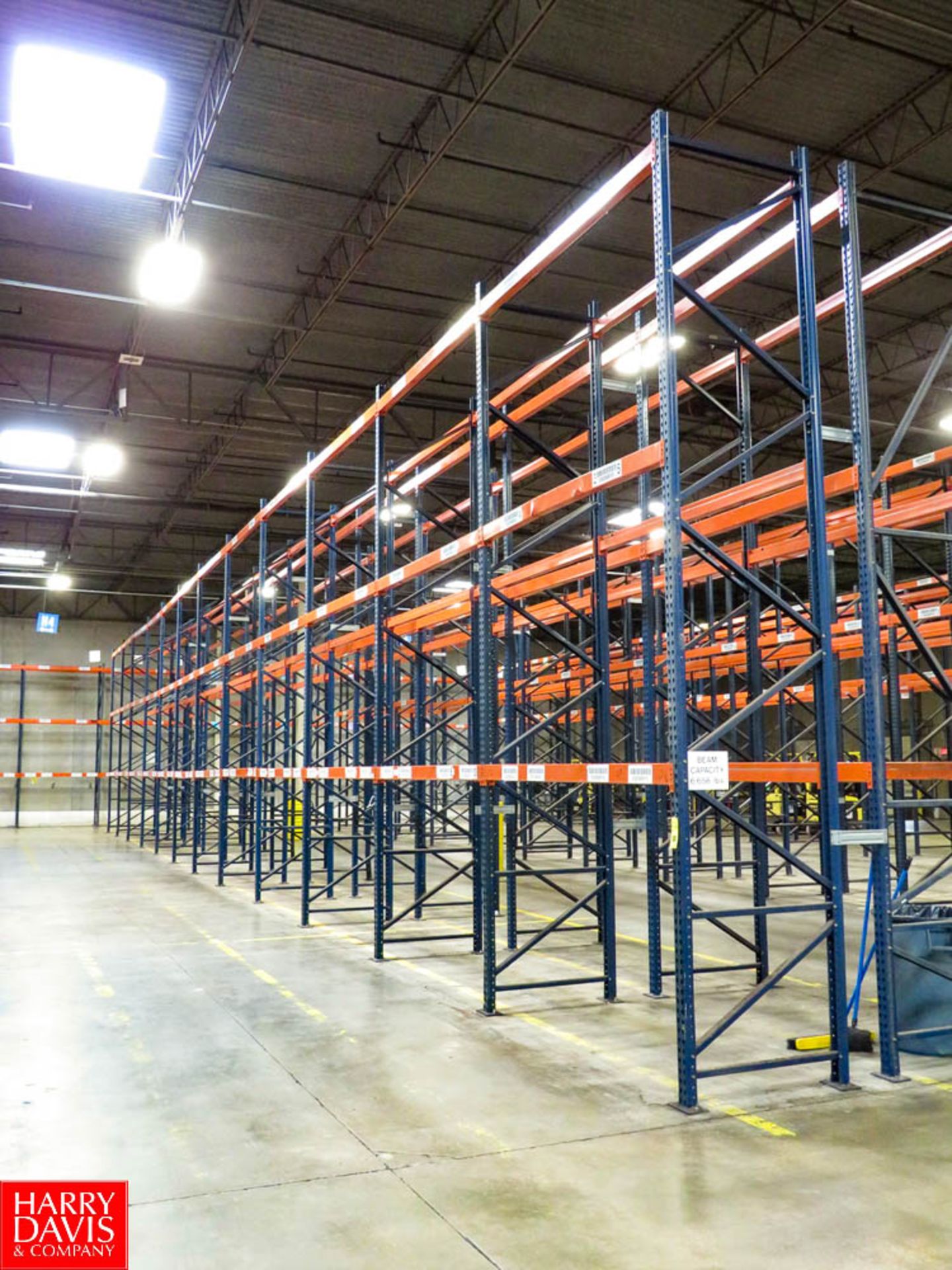 Sections of Pallet Racking to Include: (26) 18' Uprights, (144) 8' Horizontals