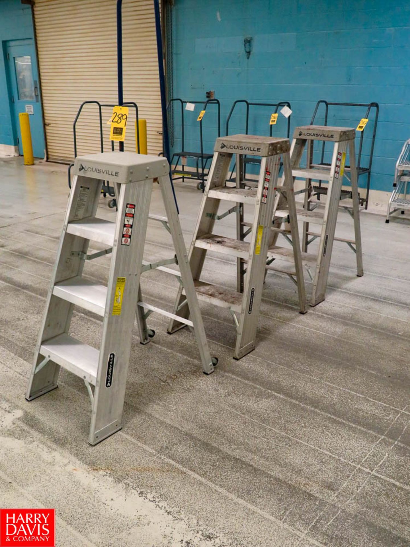Louisville 3-Step A-Frame Ladders Rigging Fee: $80x3