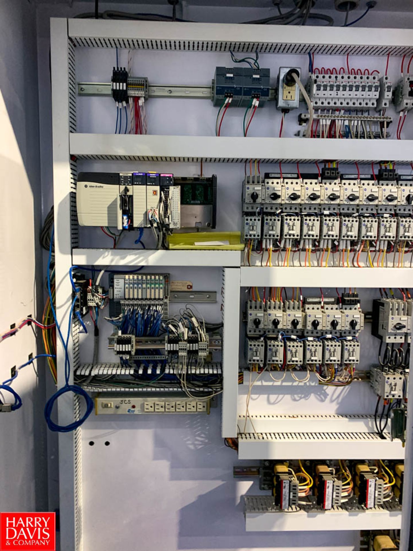 Allen Bradley Breakers, Transformers, Logix 5561 PLC, and Air Valve Solenoid, with Enclosures