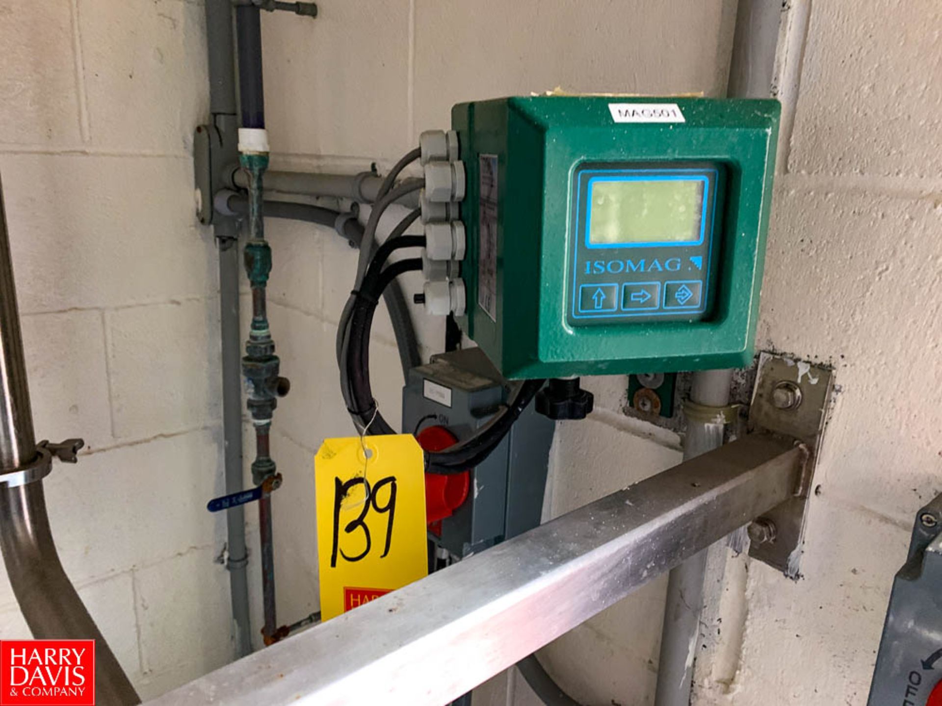 2" Mag Flow Meter, Clamp Type Rigging Fee:$75