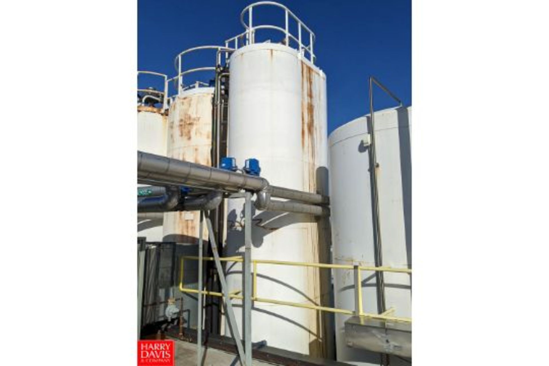 6,000 Gallon JV Northwest Jacketed S/S Silo with Vertical Agitation.