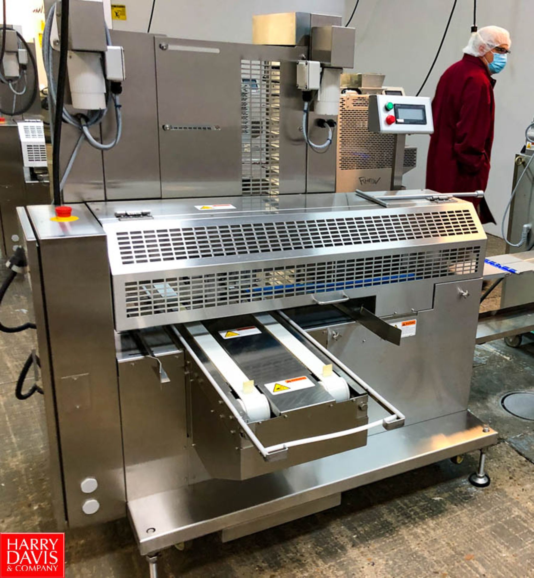 2019 Rheon Set Panner KP302; Tray Size: 660 mm, Up to 60 pcs/min, S/N: 00232 With Belting Rigging - Image 3 of 5