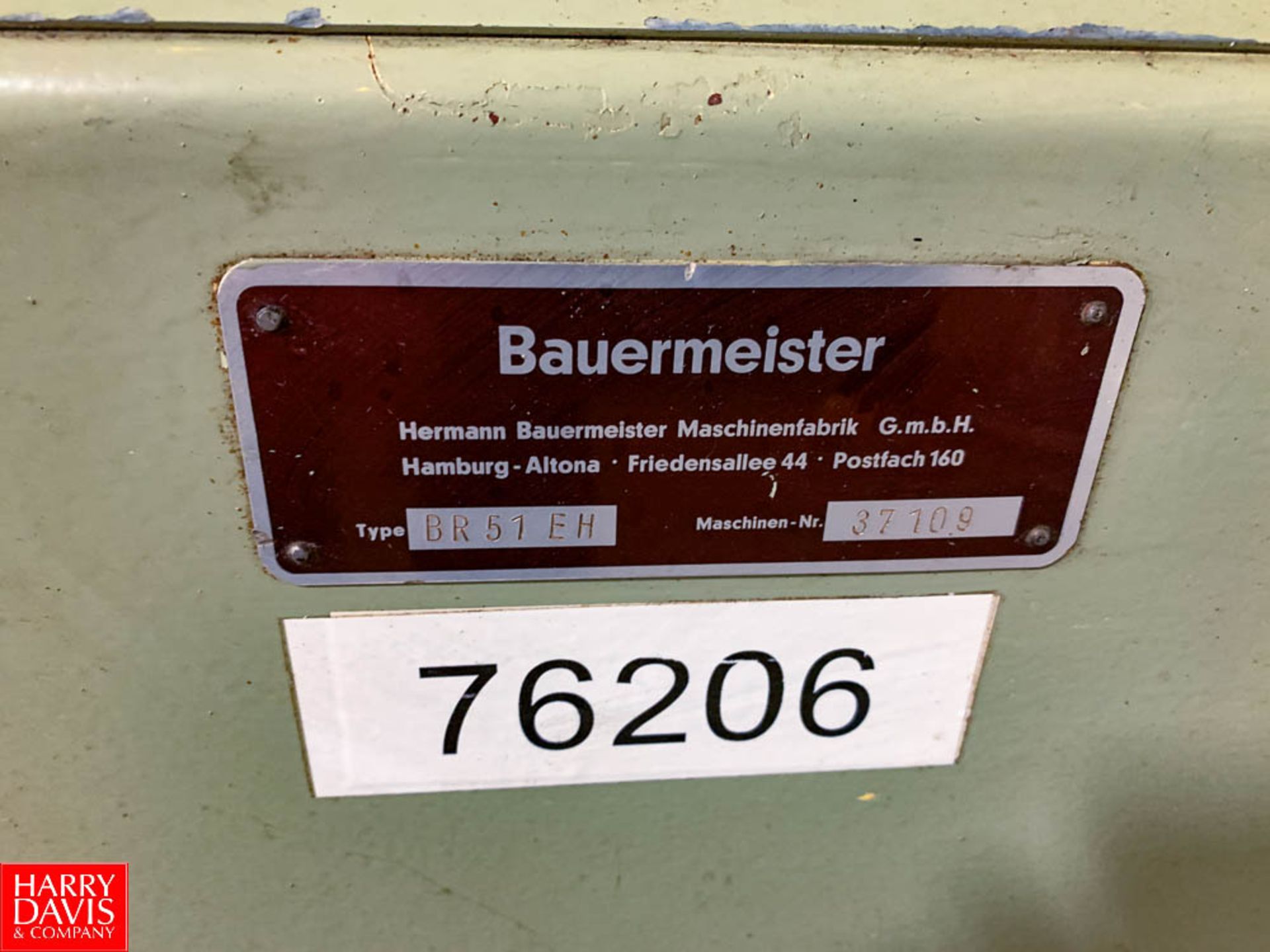 Bauermeister Winnoweer Model: BR51EH, S/N: 37109, With Controls Blowers, And Components *Subject - Image 2 of 5