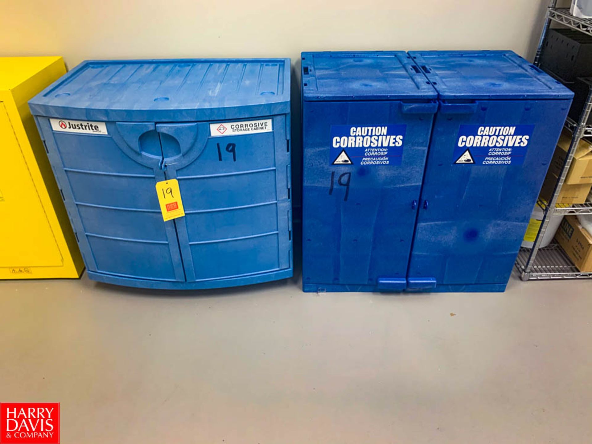 Justrite Corrosive Storage Cabinet Rigging: $25 - Image 2 of 2
