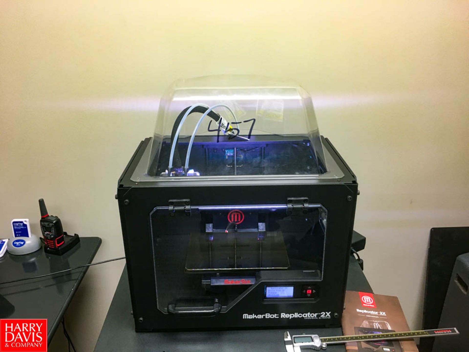 MakerBot Replicator 2X 3D Printer Rigging: $25