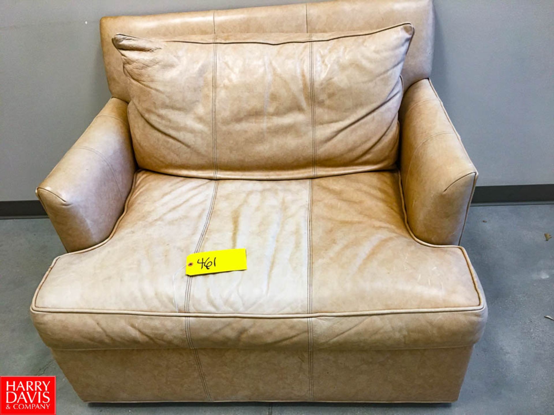 Leather Love Seat (Set of 2) Rigging: $25