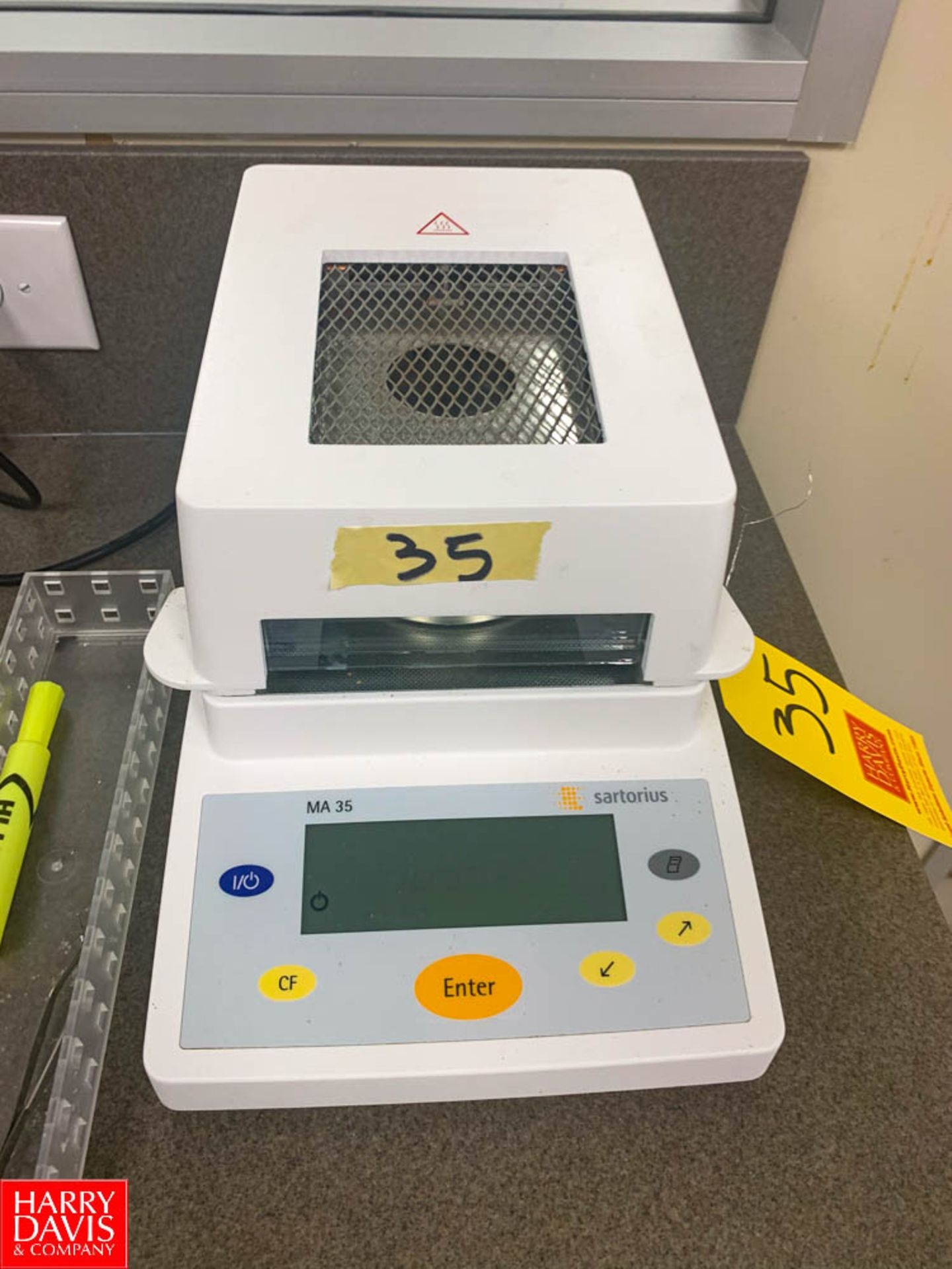 Sartorius Infared Moisture Analyzer, Model: MA 35 Rigging: $25