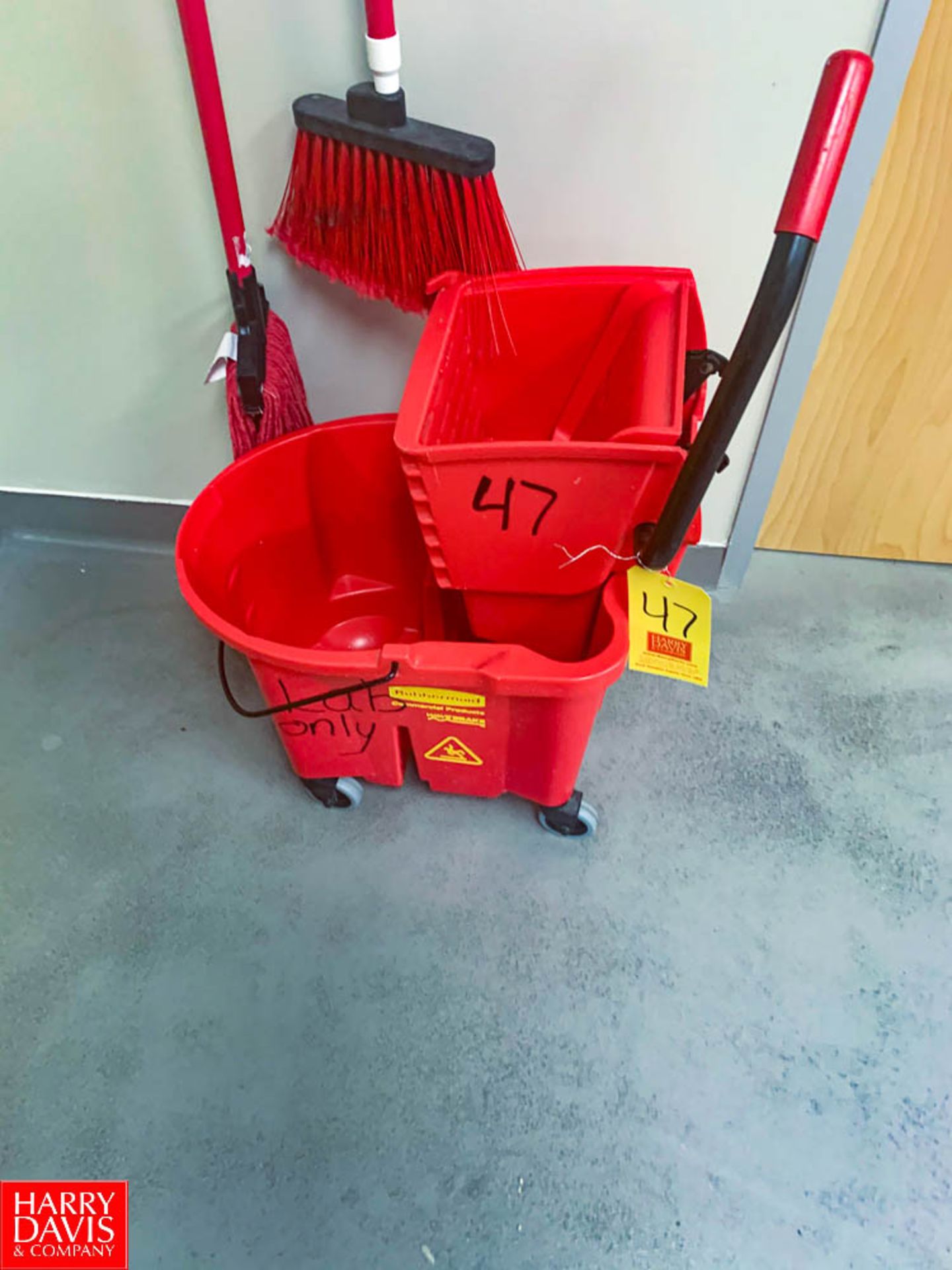 Mop and Mop Bucket Rigging: $25