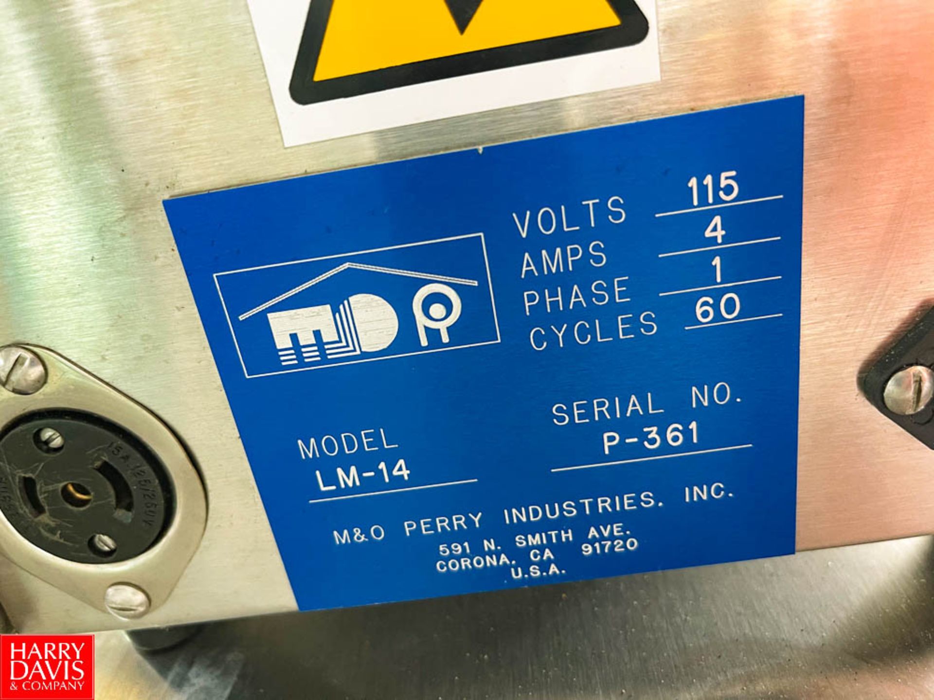 M&O Perry Industries Laboratory Powder Filler Model LM-14 - Image 2 of 2