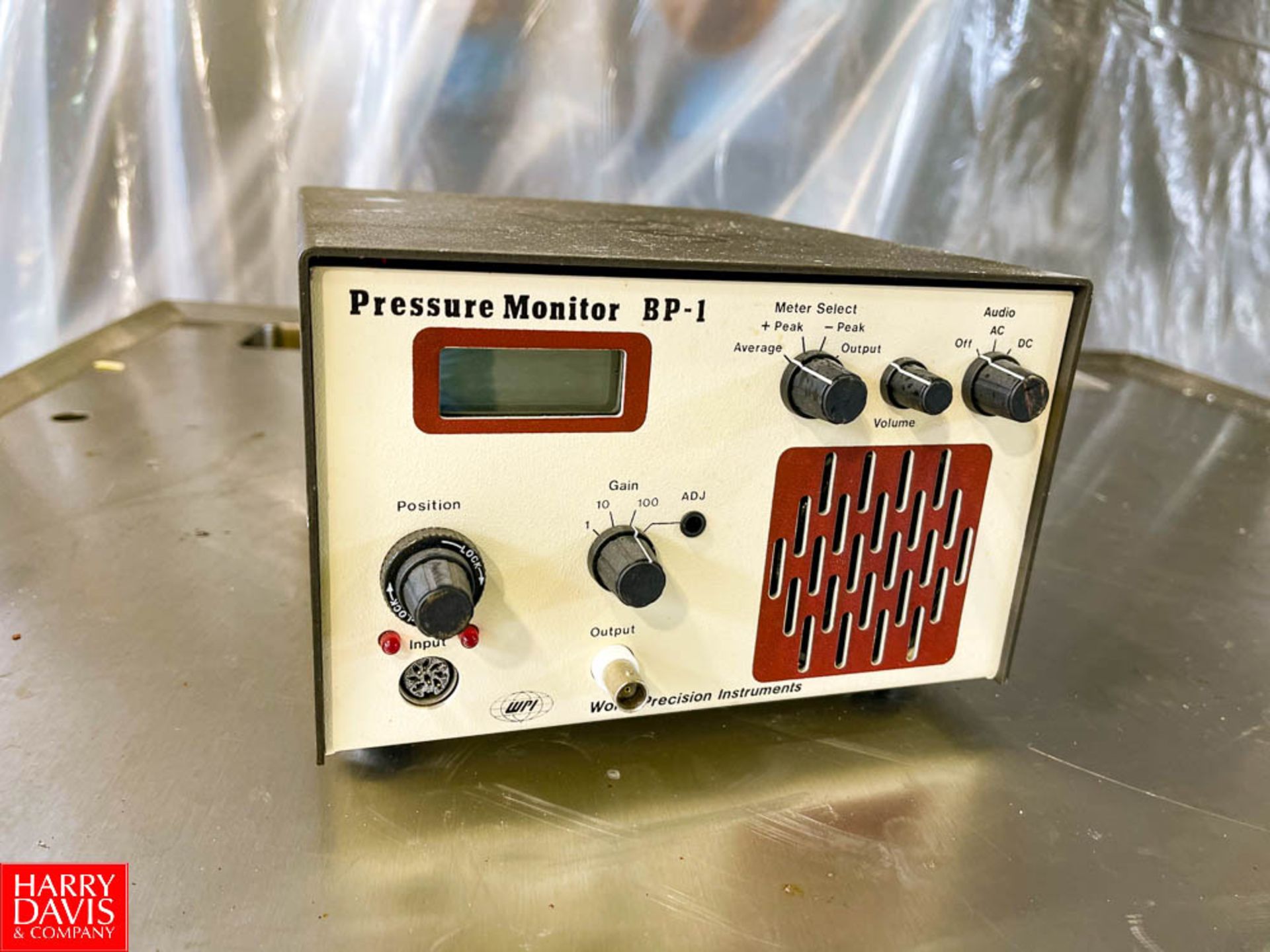 World Precision Instruments Pressure Monitor Model BP1