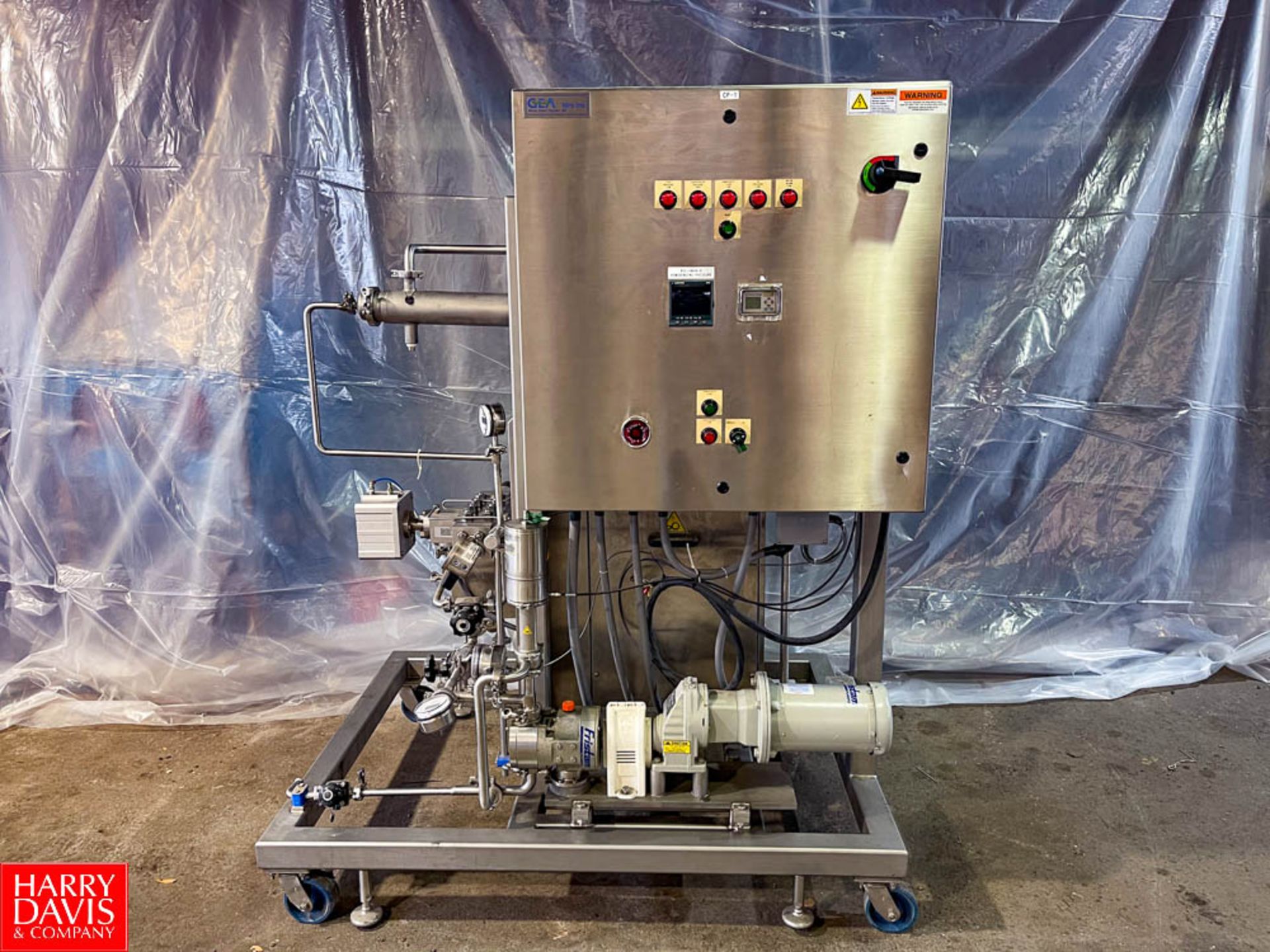 Niro Soavi Model NS3006H Homogenizer, Mounted on S/S Portable Skid with Fristam Pump and Control - Image 4 of 5