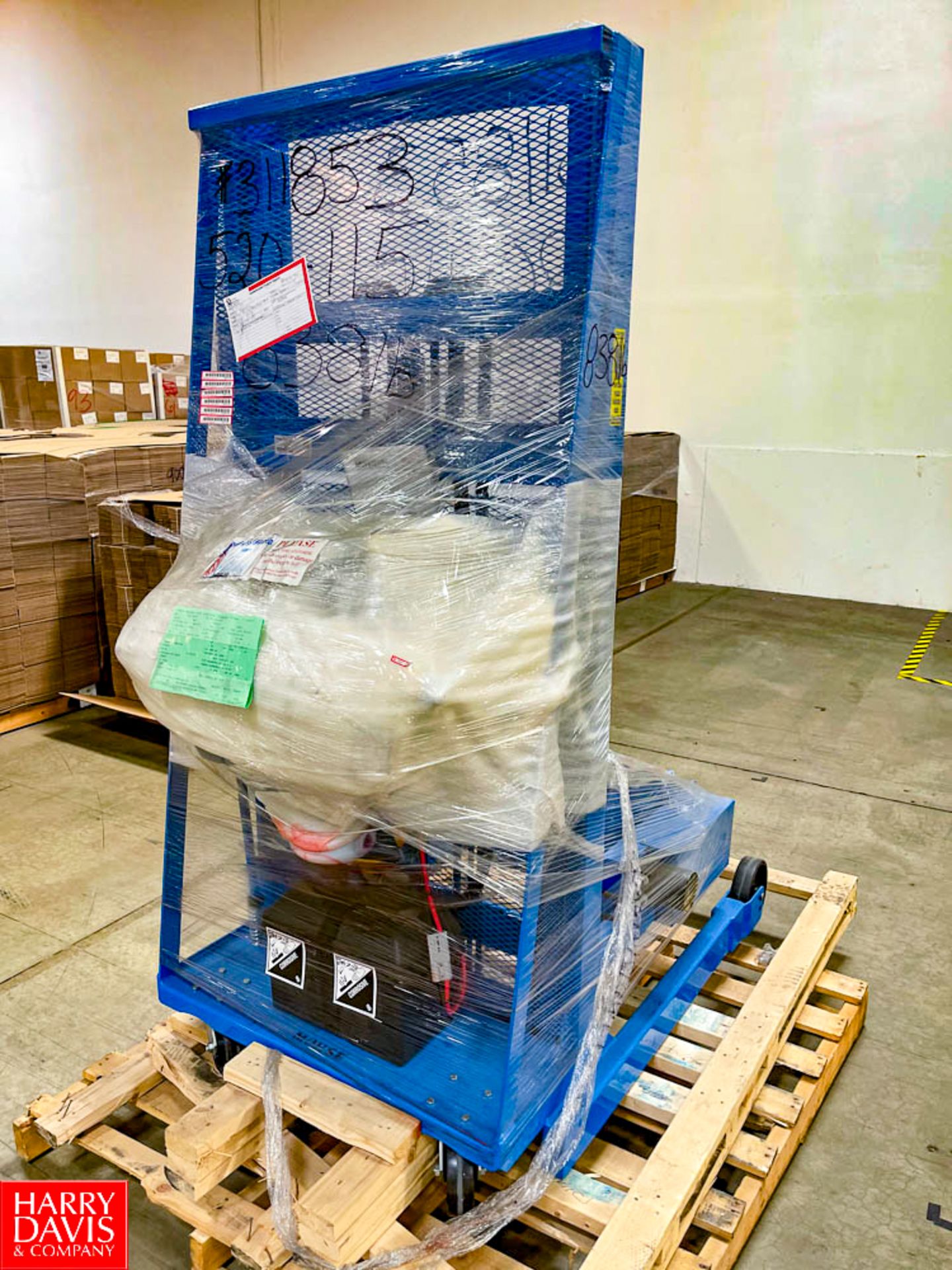 NEW 2020 Morse 800 LB Capacity Electric Drum Lift Model 520-115 : SN 311853. Rigging Fee: $75