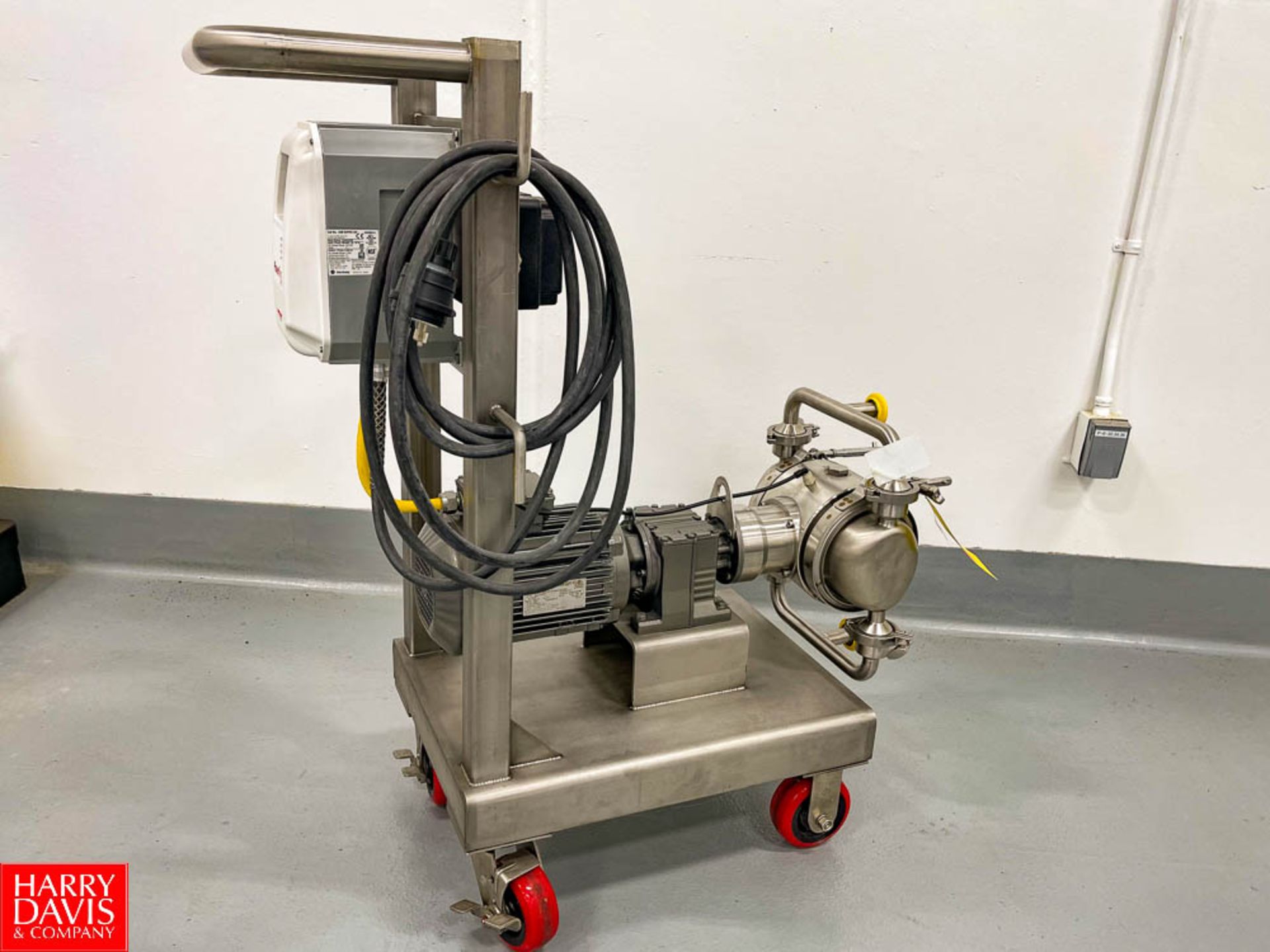 2019 Graco S/S Diaphragm Pump Model SE1B.0012, with SEW Eurodrive 2 HP Motor, SEW Eurodrive Gear - Image 2 of 3