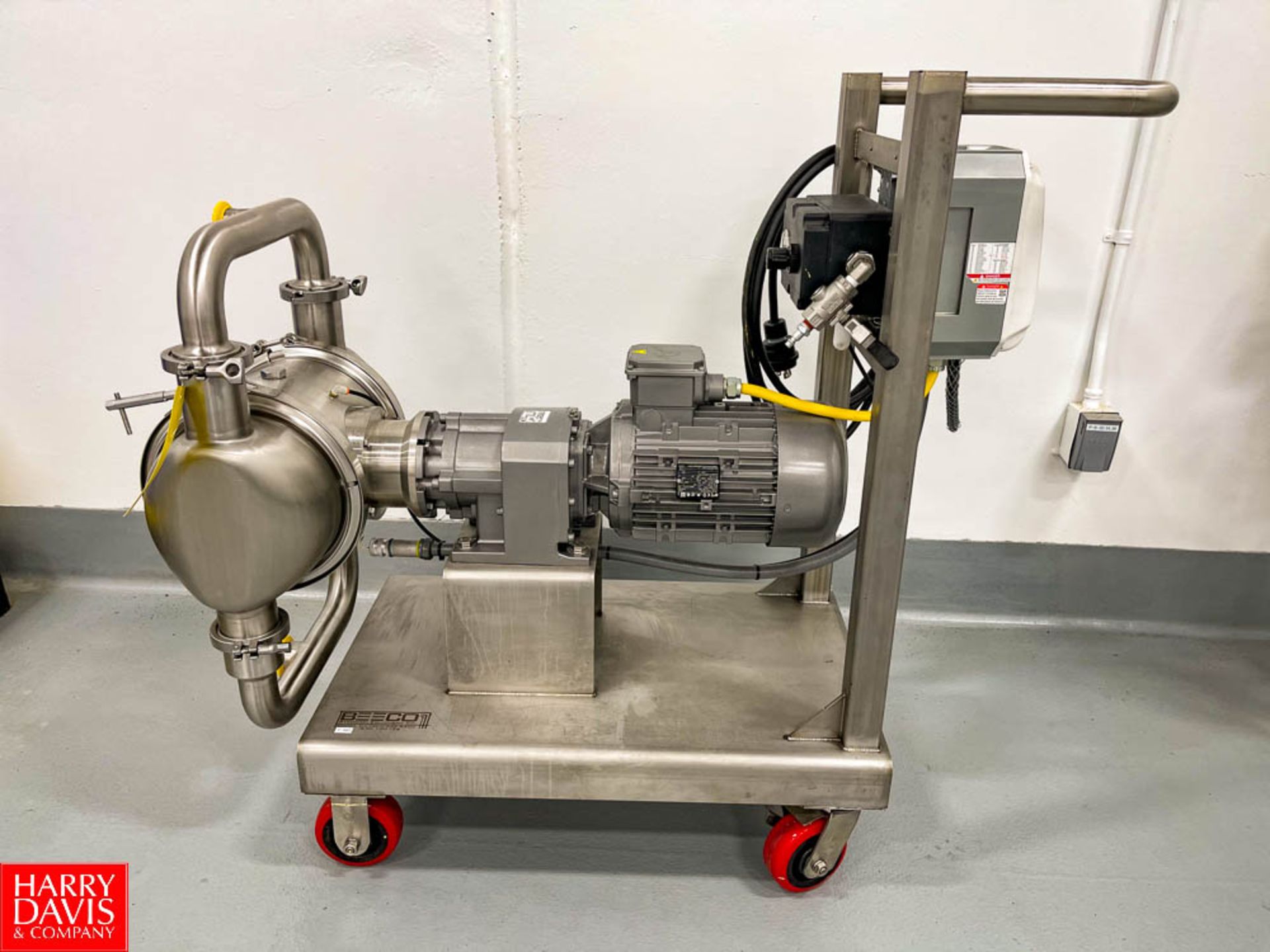 2019 Graco S/S Diaphragm Pump Model SE2B.0336, with Nord 5 HP Motor, Nord Gear Reducer, Allen - Image 2 of 4