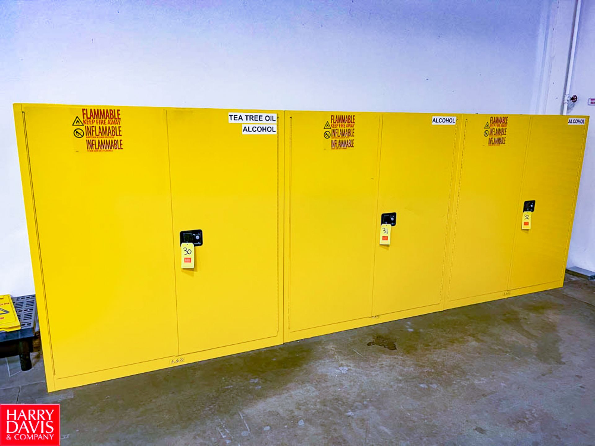 Eagle 120 Gallon Capacity Flammable Storage Cabinet, 59" Width x 65" Height x 34" Depth. Rigging - Image 2 of 2