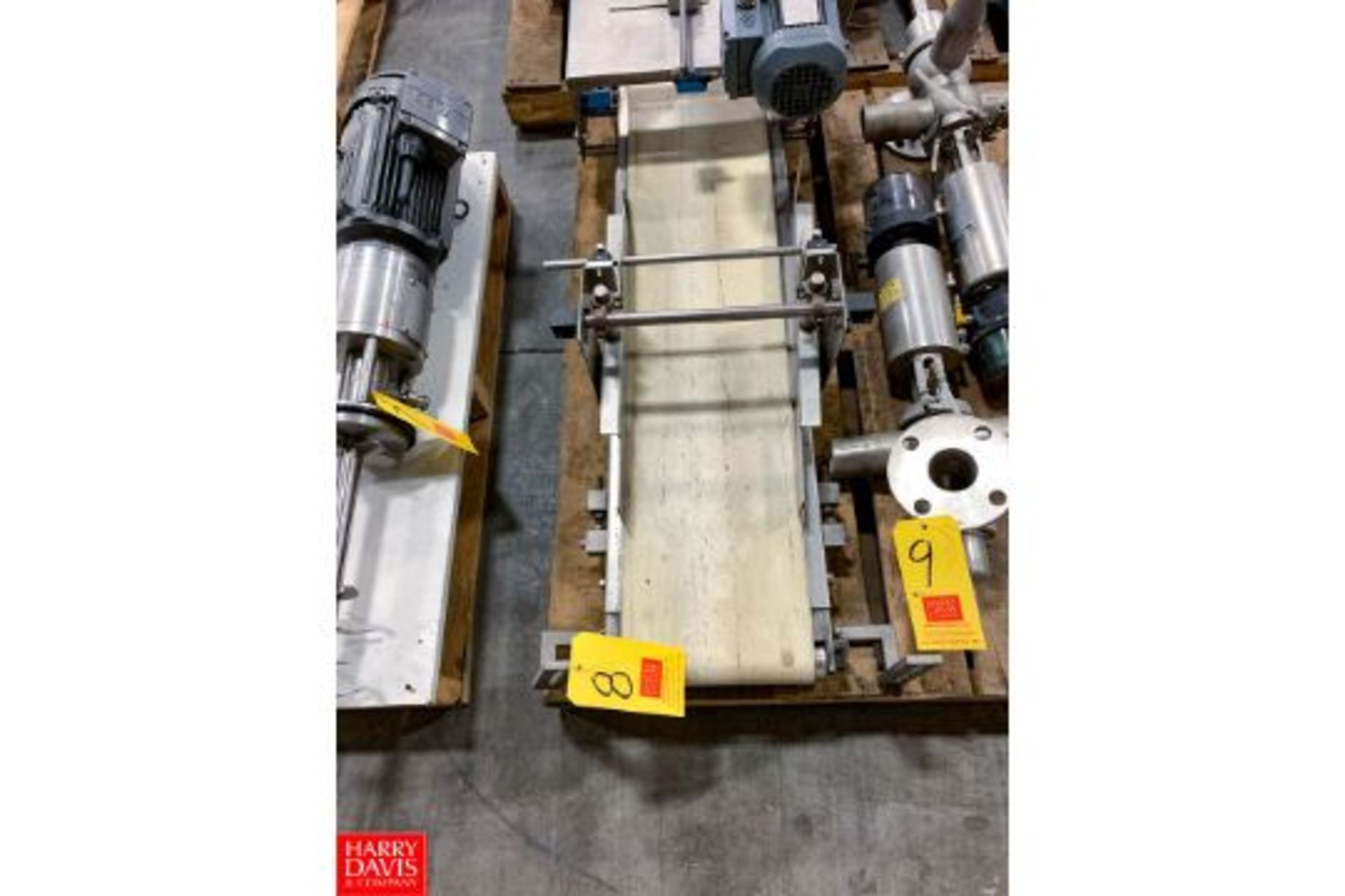 Hellings 9.75" X 44.5" S/S Frame Power Belt Conveyor Rigging Fee: $25