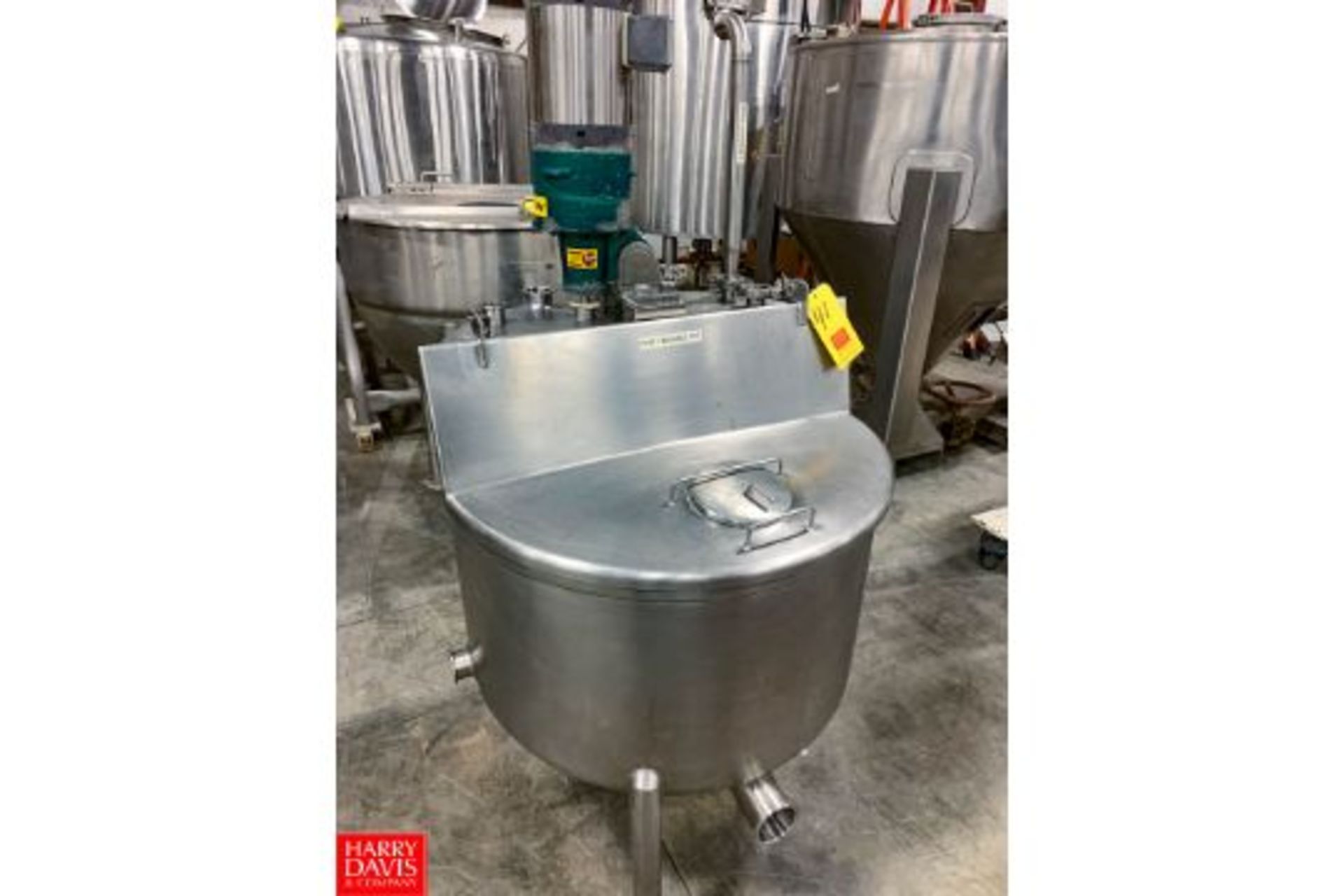 S/S Balance Tank, With Lightnin Mixer Rigging Fee: $100