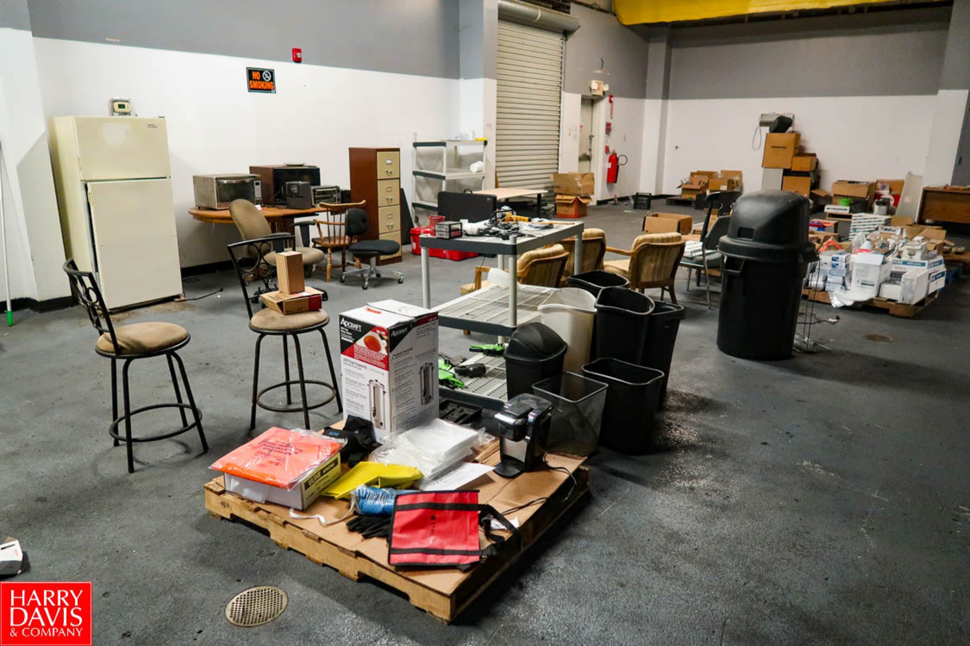 Remaining Contents of Break Room Area to Include (2) Refrigerators, (2) Microwaves, (1) Toaster