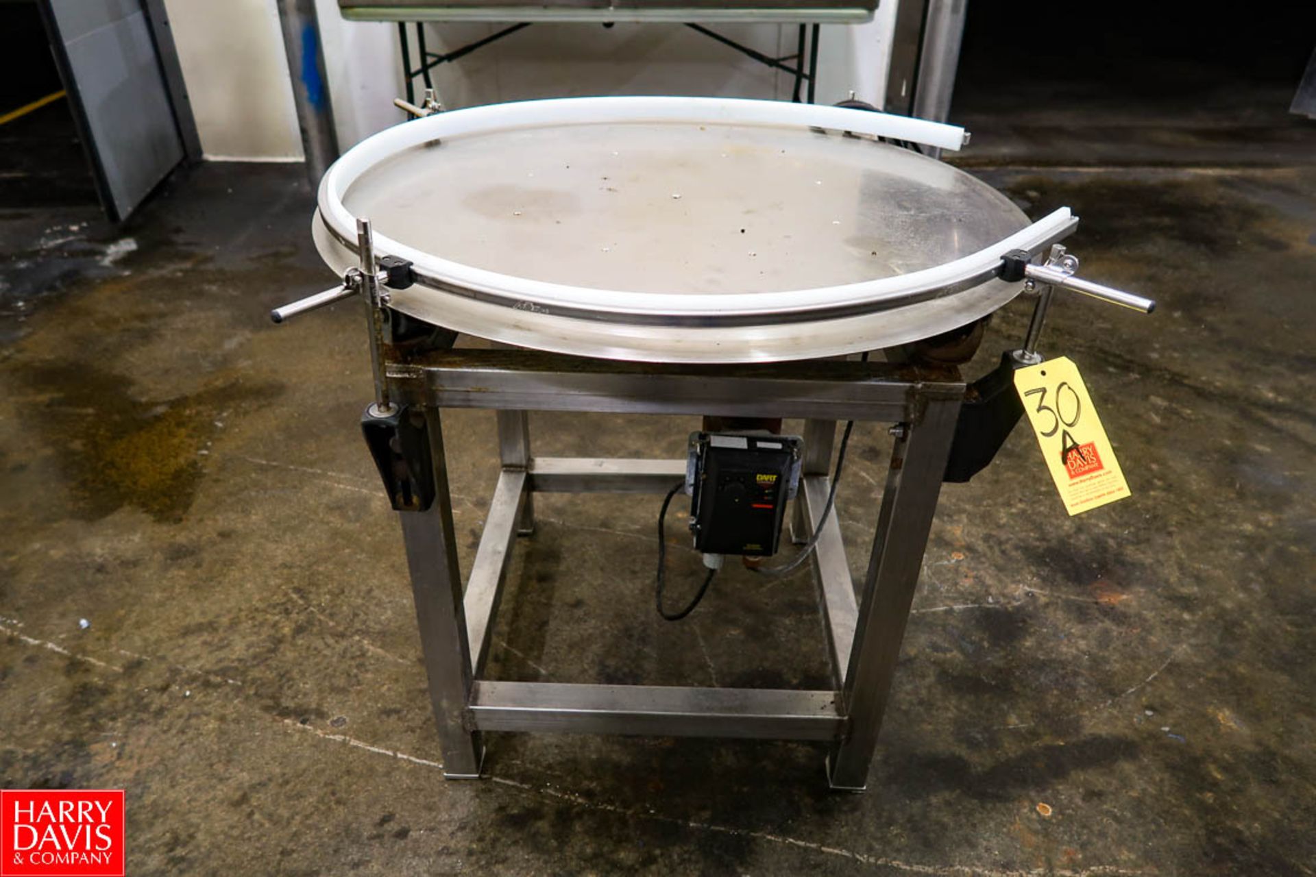 S/S 36" Accumulation Table. Rigging Fee: $ 25.00