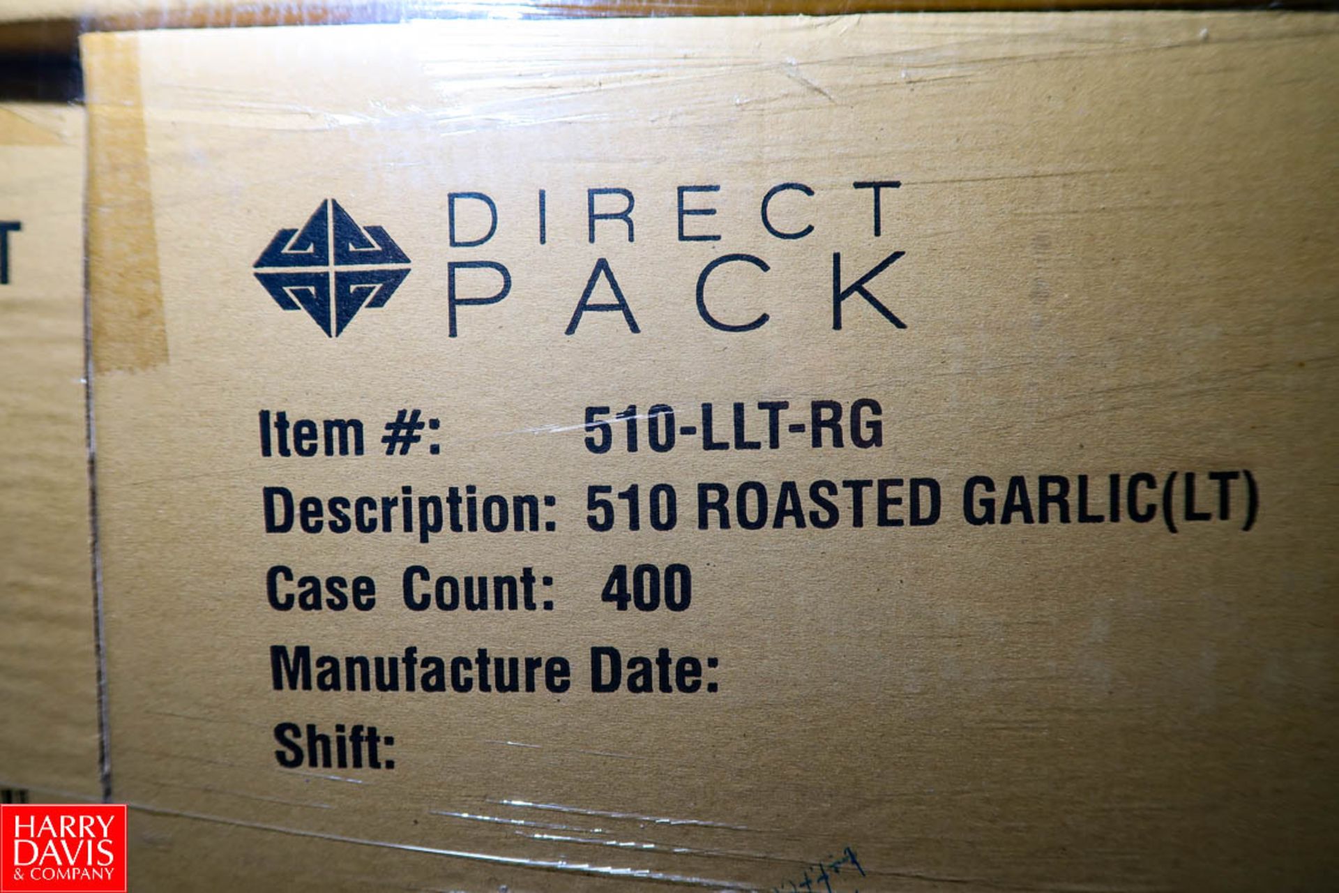 (93) Direct Pack 510 Roasted Garlic (LT) Lids Model: 510-LLT-RG, 400 Units per Case. - Image 2 of 2