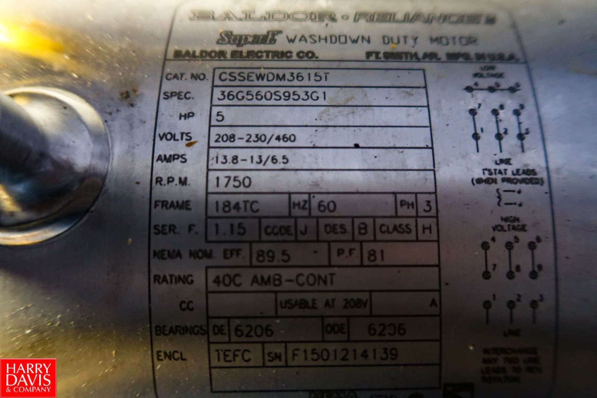 SPX Positive Displacement Pump Model: 060U1 S/N: 060U1, 3" Inlet/Outlet, Mounted on S/S Base. - Image 5 of 5