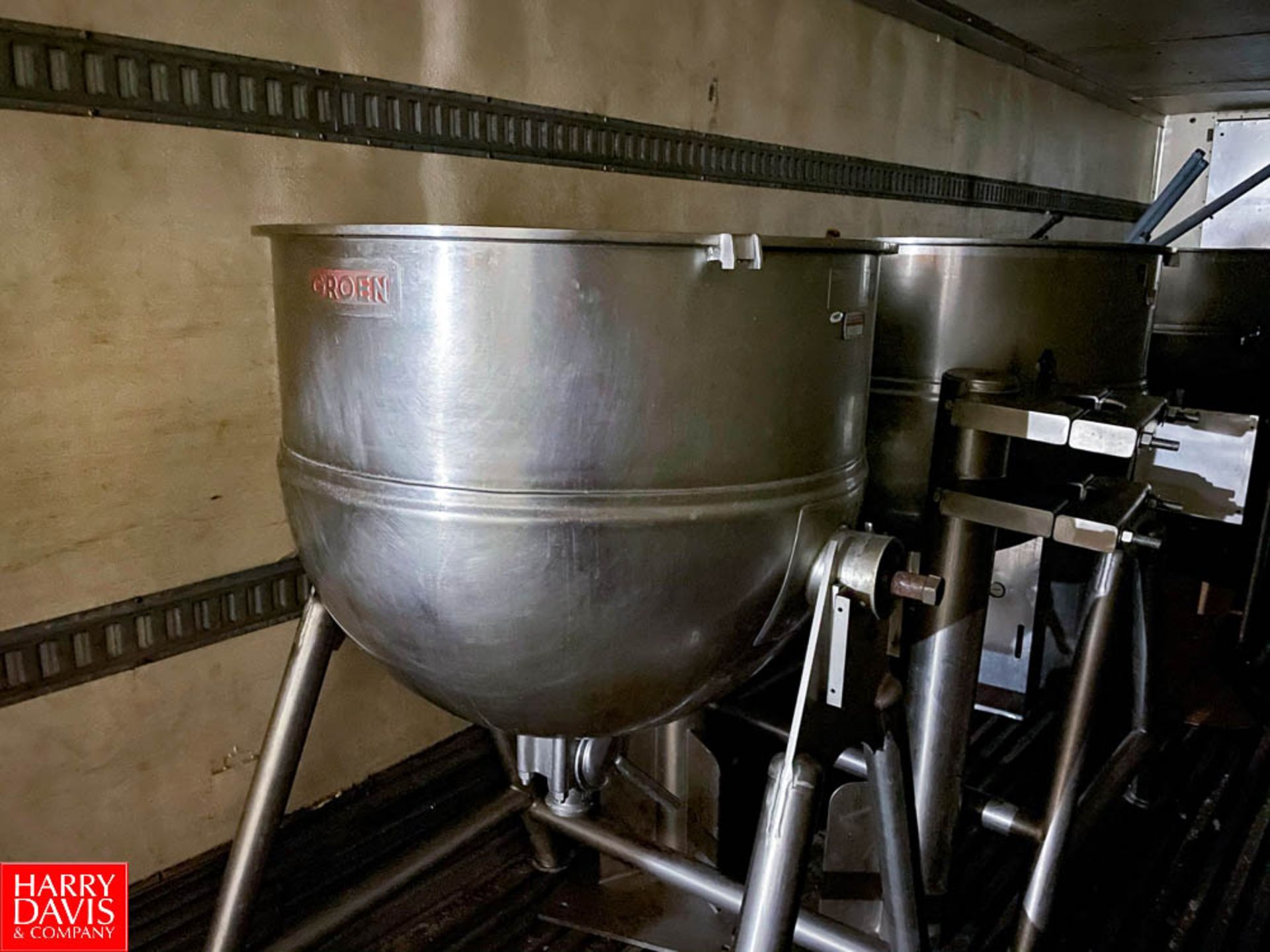 Groen 100 Gallon S/S Jacketed Tilting Kettle Model MW/FT-TA-100-100. NO AGITATION - Image 2 of 2