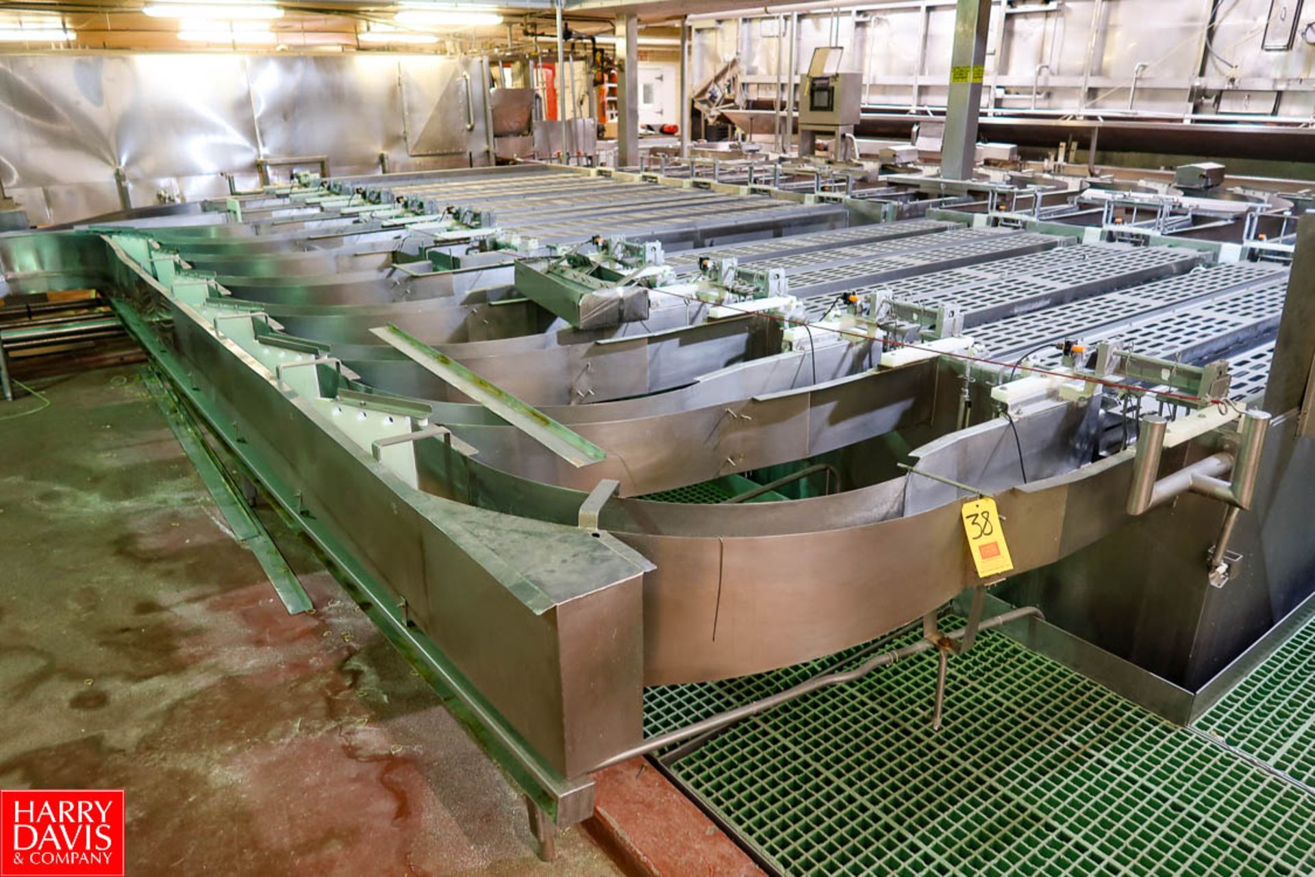 Supreme S/S Fabricating Inc. SBS Salt Brining System 10-Cage, 10-Lane Incoming Conveyor, Dual Lane - Image 6 of 13