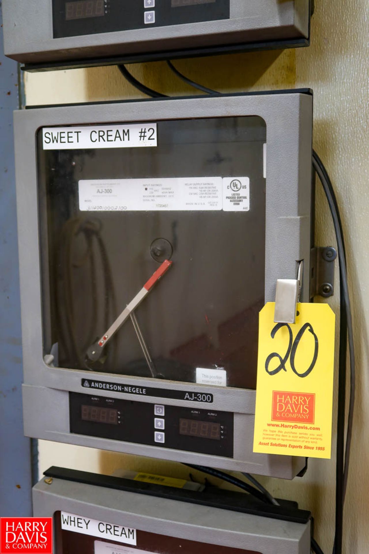 Anderson-Negele Chart Recorder Model: AJ-300 S/N: 1720457 Rigging Fee: $50