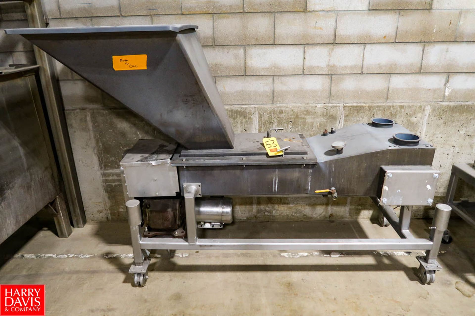 Twin Auger Teflon Coated Molder for Supreme CMC Cheese Molder Rigging Fee: $250