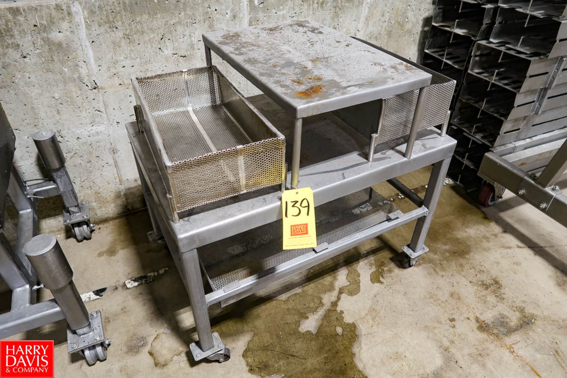 S/S Mobile Table 36" x 24" x 34 Rigging Fee: $100