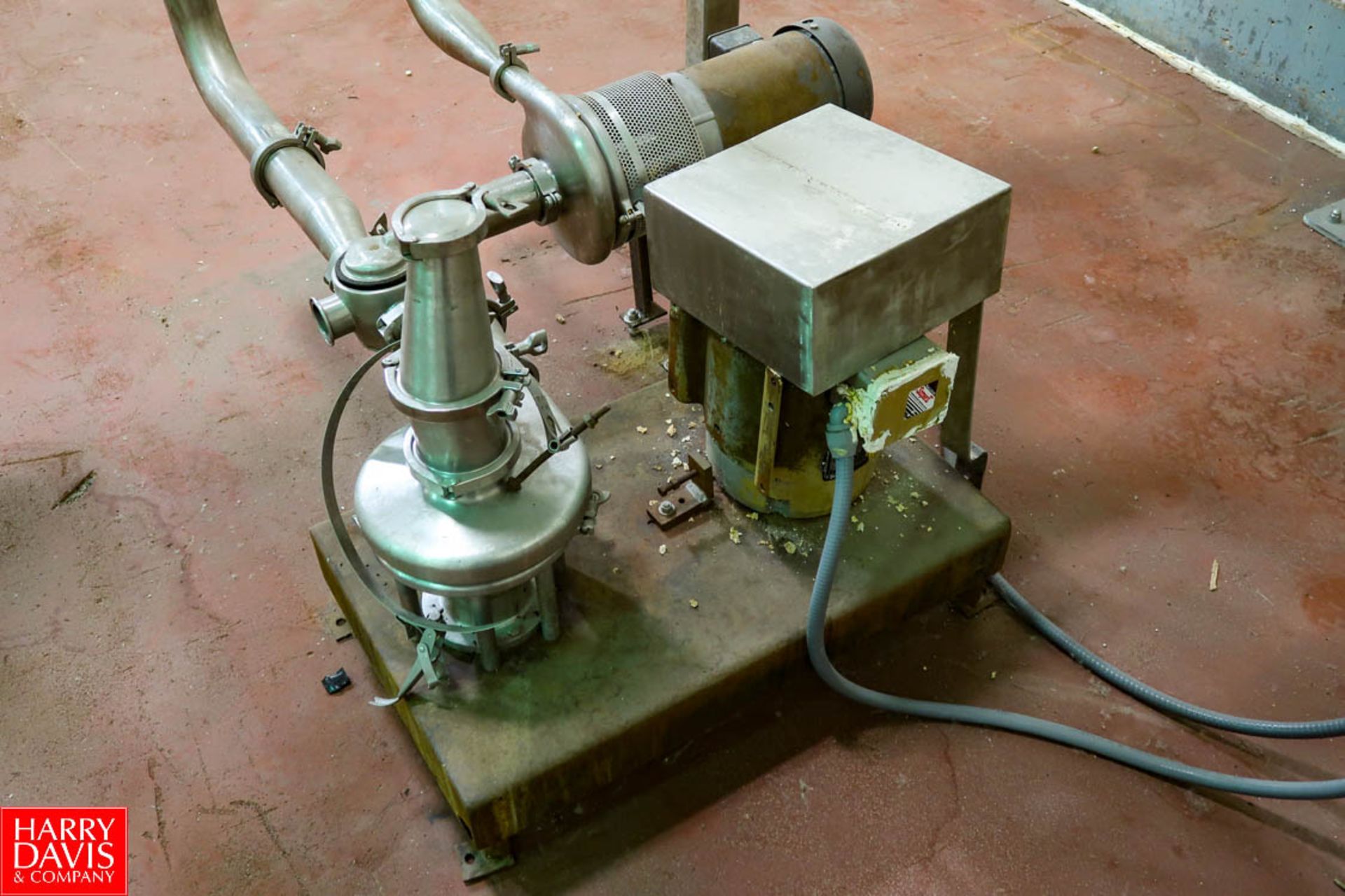 Tri-Clover 10 HP Tri-Blender 3490 RPM Motor, with S/S Centrifugal Pump, 5 HP 72" x 72" x 120" S/S - Image 2 of 11