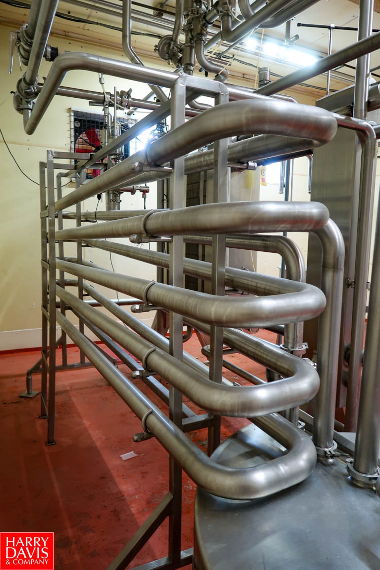 Pasteurization System with (1) APV Model: R51 S/S Plate Type Heat Exchanger: S/N: 16403, S/S Pipe - Image 6 of 17