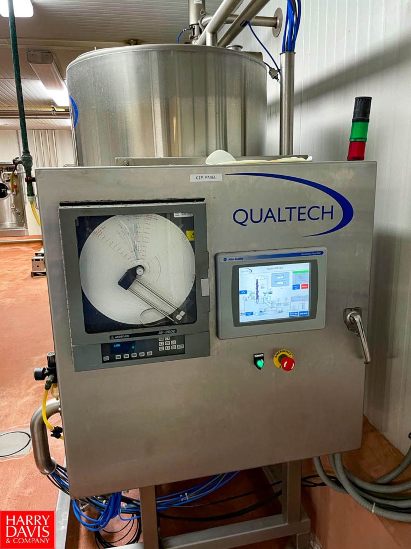 2008 Qualtech 3-Tank CIP Skid with AV-9000 Chart Recorder, Located in:Brattleboro Rigging Fee: $ - Image 3 of 6