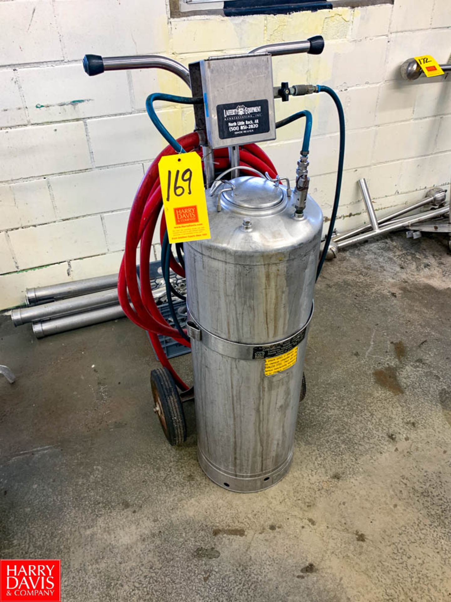 Lafferty Portable S/S Foamer, Located in:Rutland Rigging Fee: $ 50