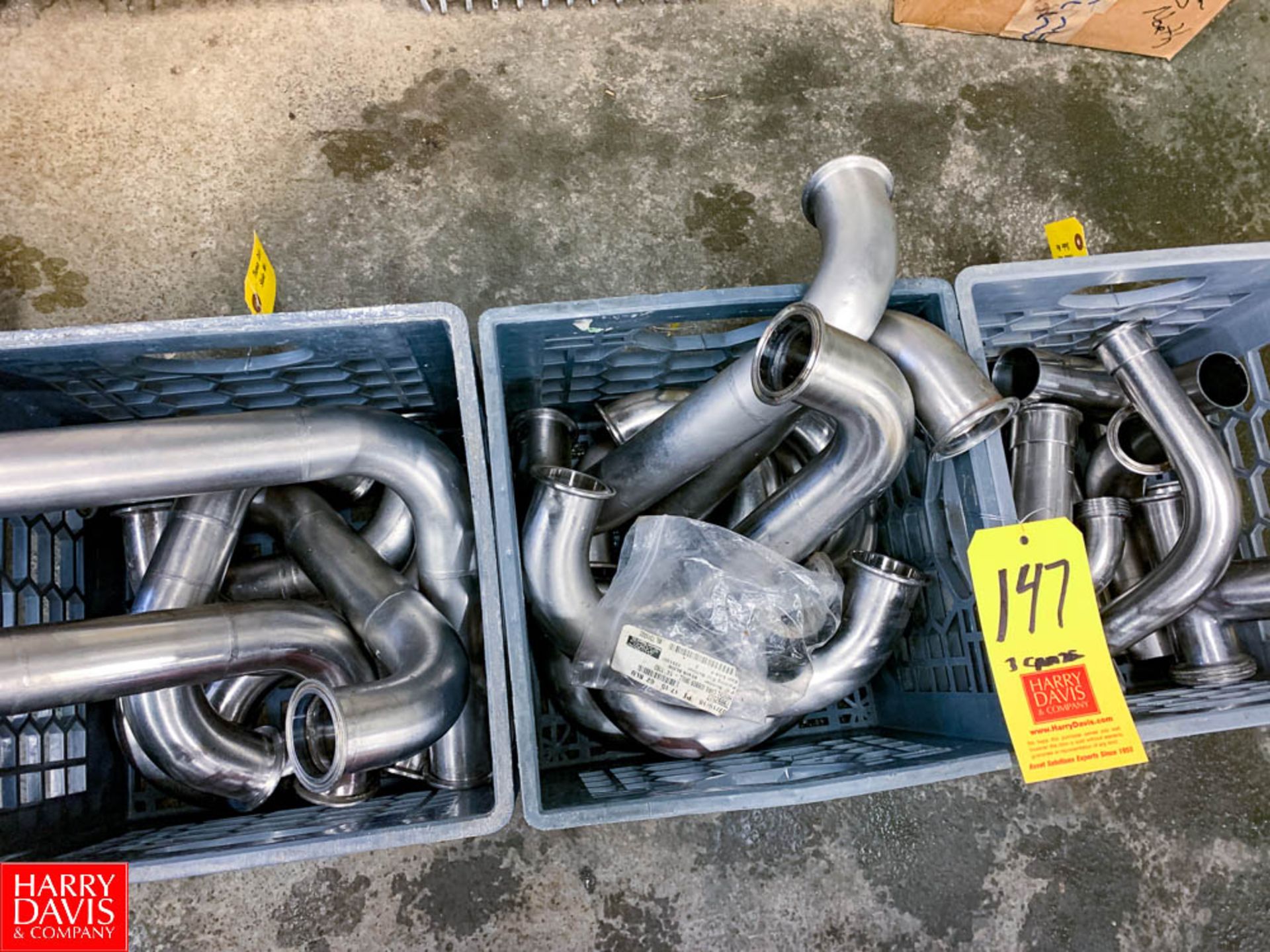 Assorted 2" S/S Connectors and Elbows, Located in:Rutland Rigging Fee: $ 50