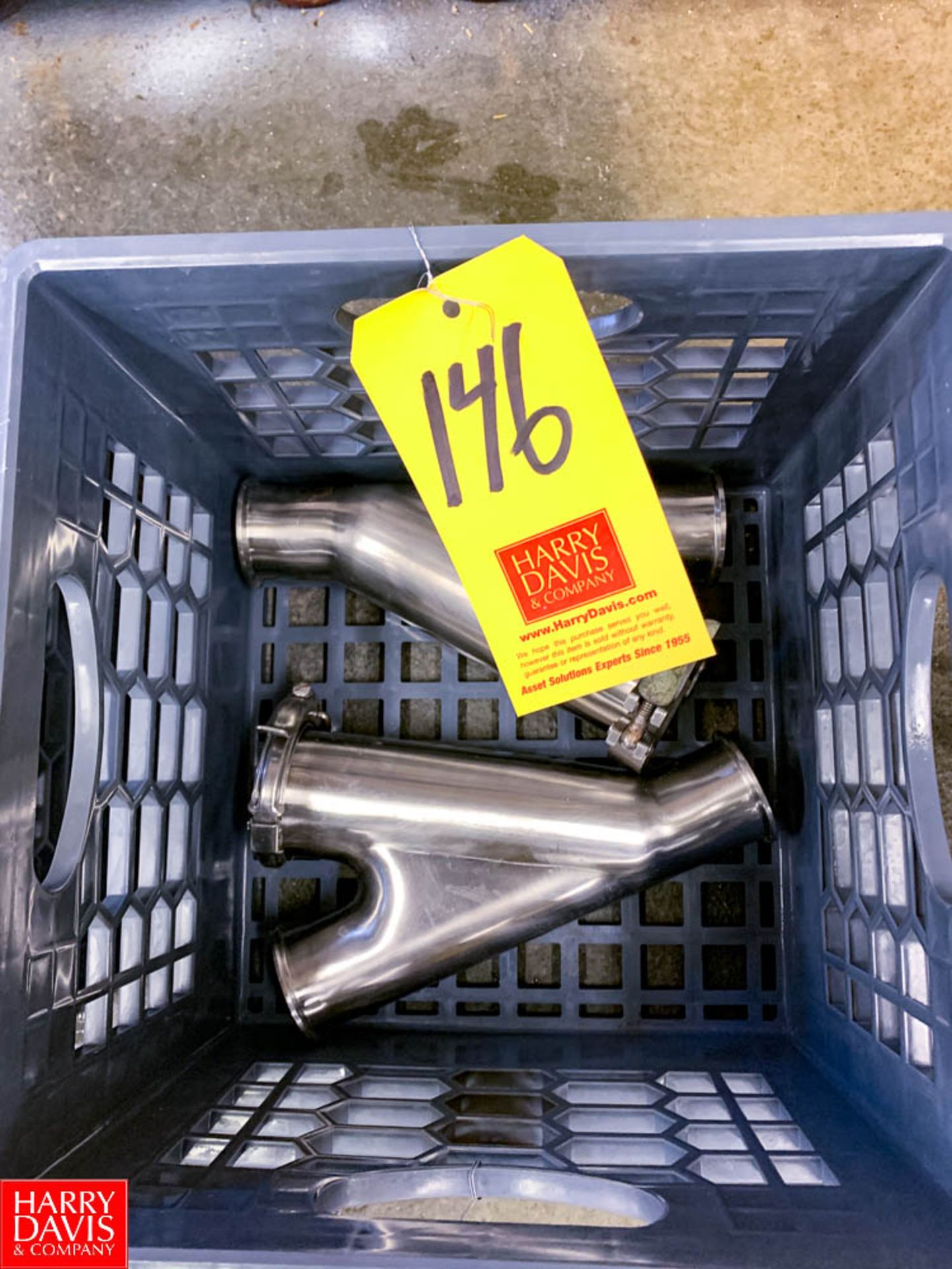 2" S/S Ball-Type Check Valves, Clamp Type, Located in:Rutland Rigging Fee: $ 20