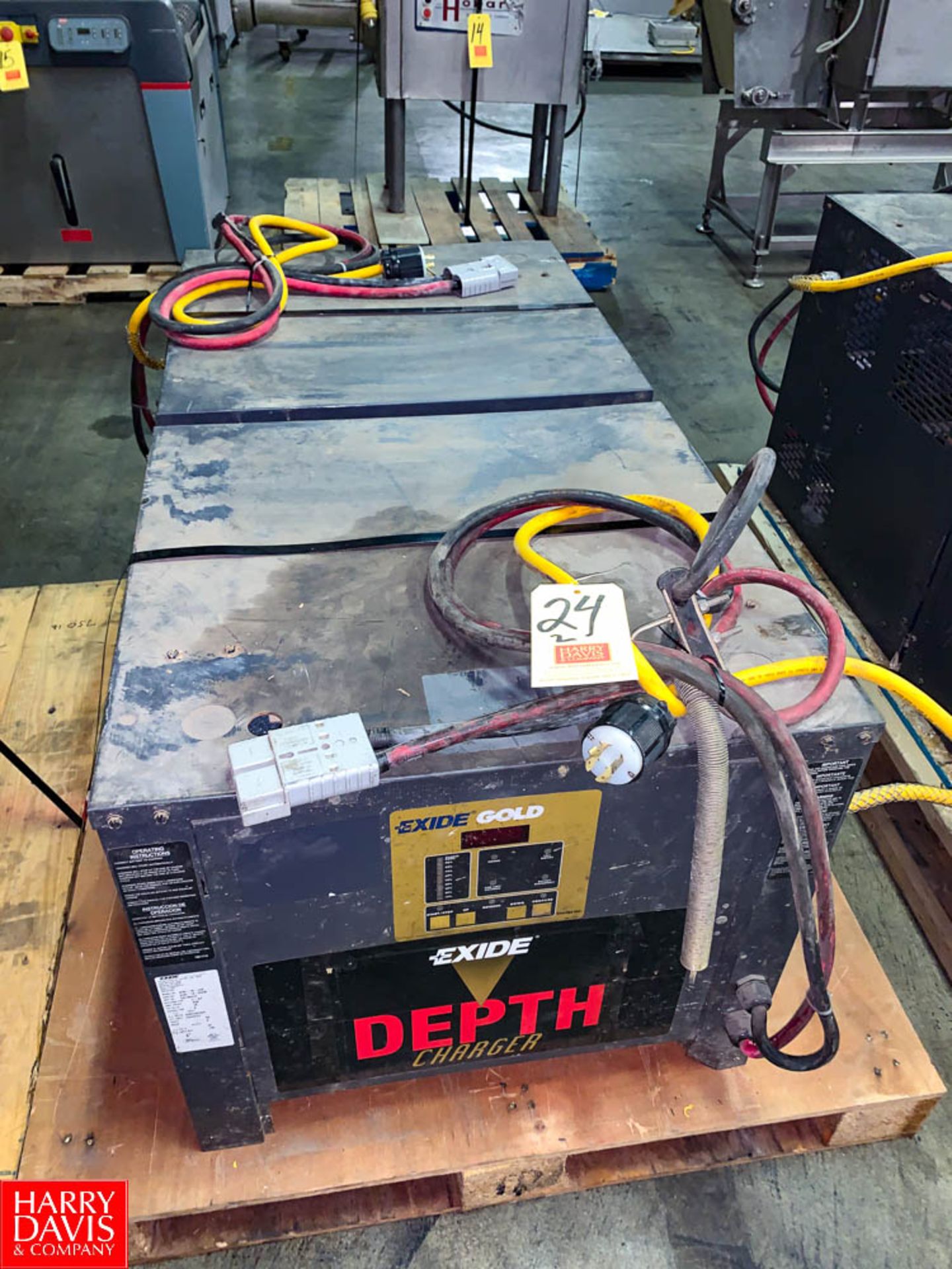 Exide Depth 36 Volt Battery Chargers Rigging Fee: $75 Location: Irwin, PA