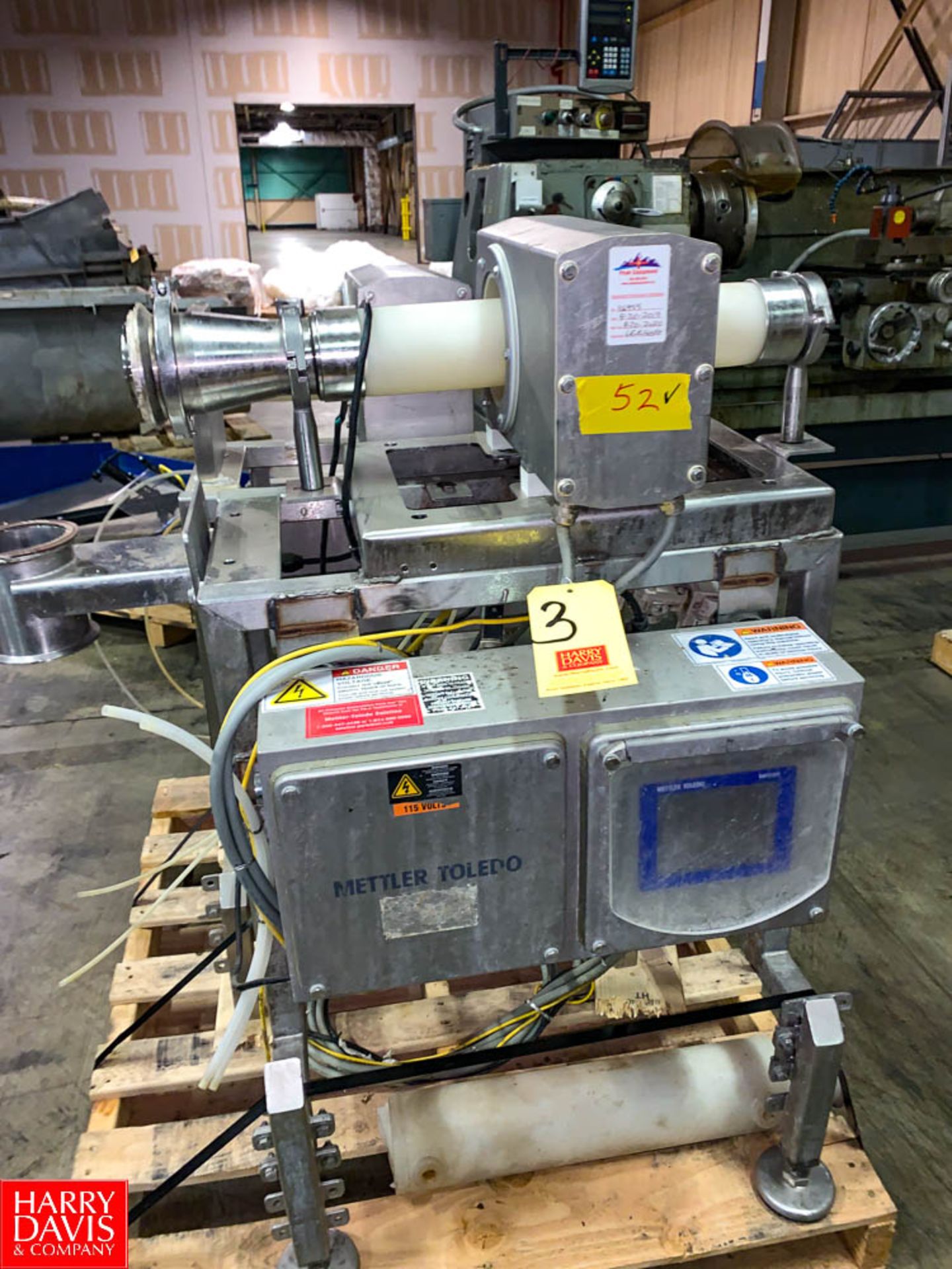 Mettler Toledo Safeline Flow Through Metal Detector, 3" Aperture Rigging Fee: $250 Location: