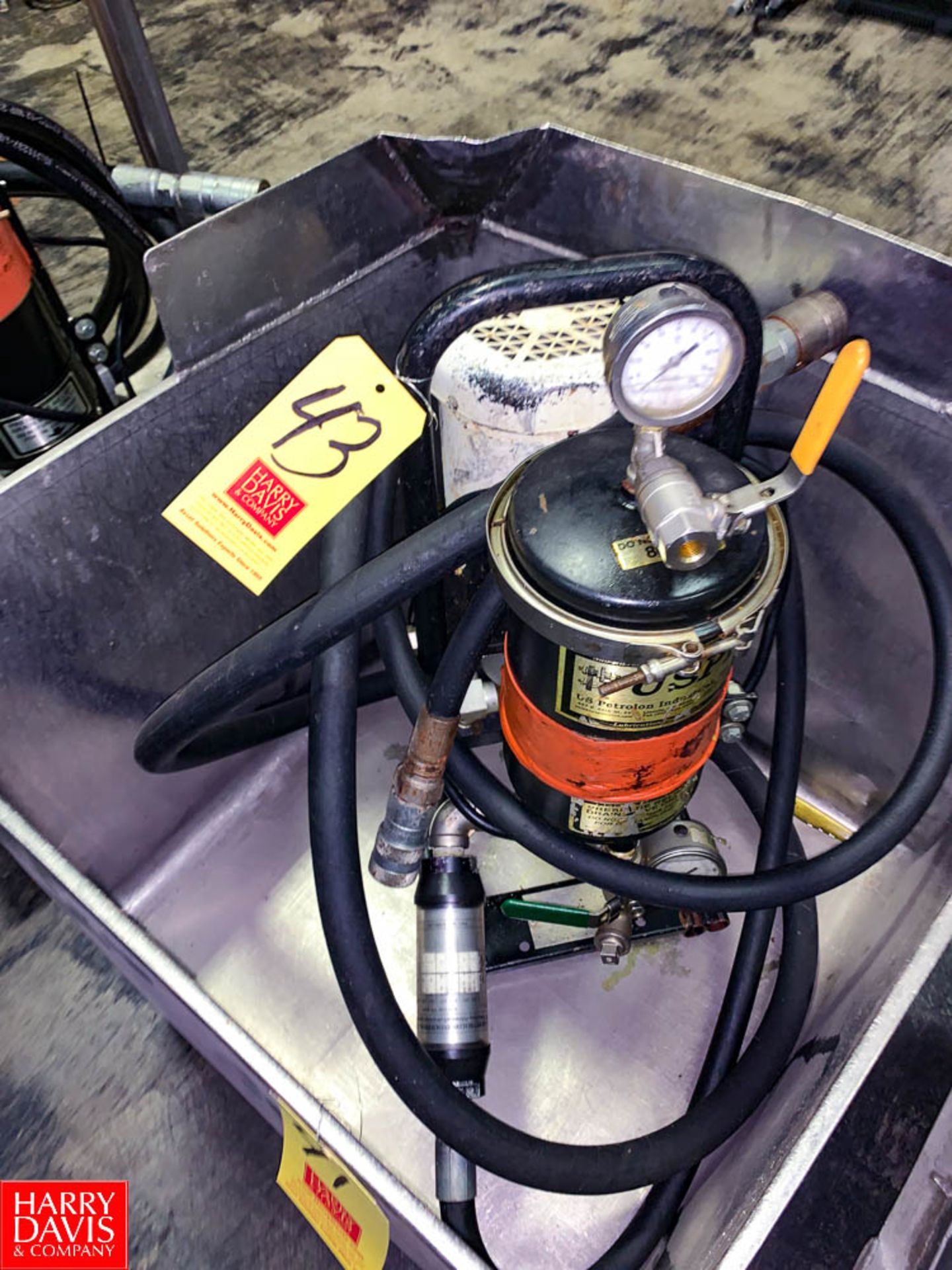 USPI Filter Pump Rigging Fee: $25 Location: Irwin, PA