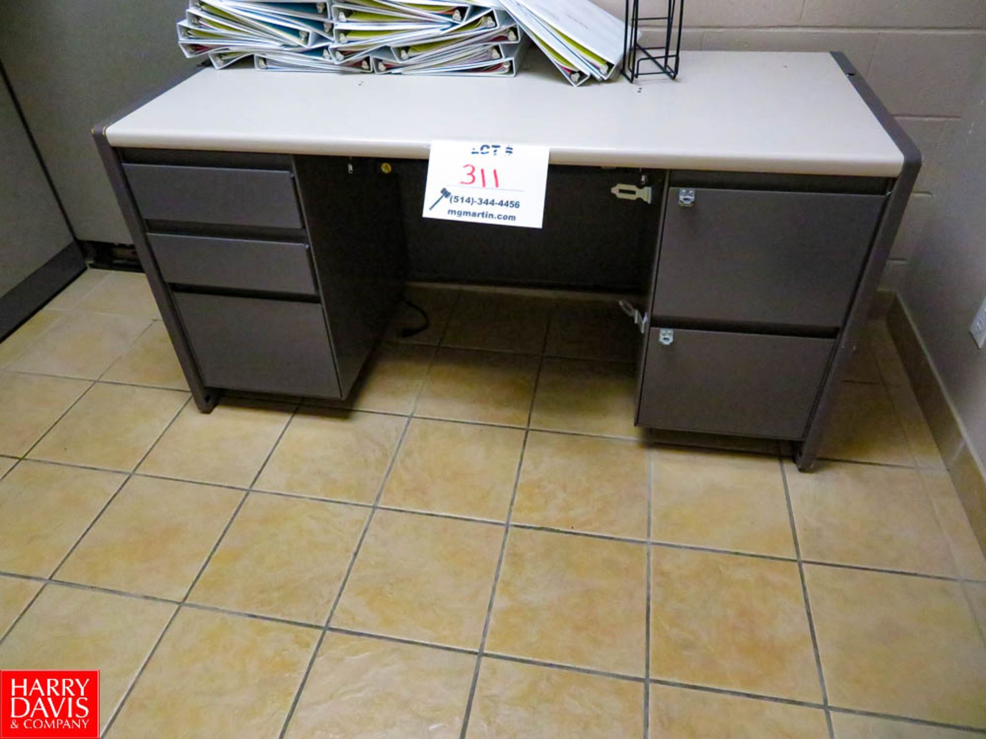 Lunch Room Items: Desk, Chairs, Tables, Microwave Rigging Fee: $140 - Image 6 of 6