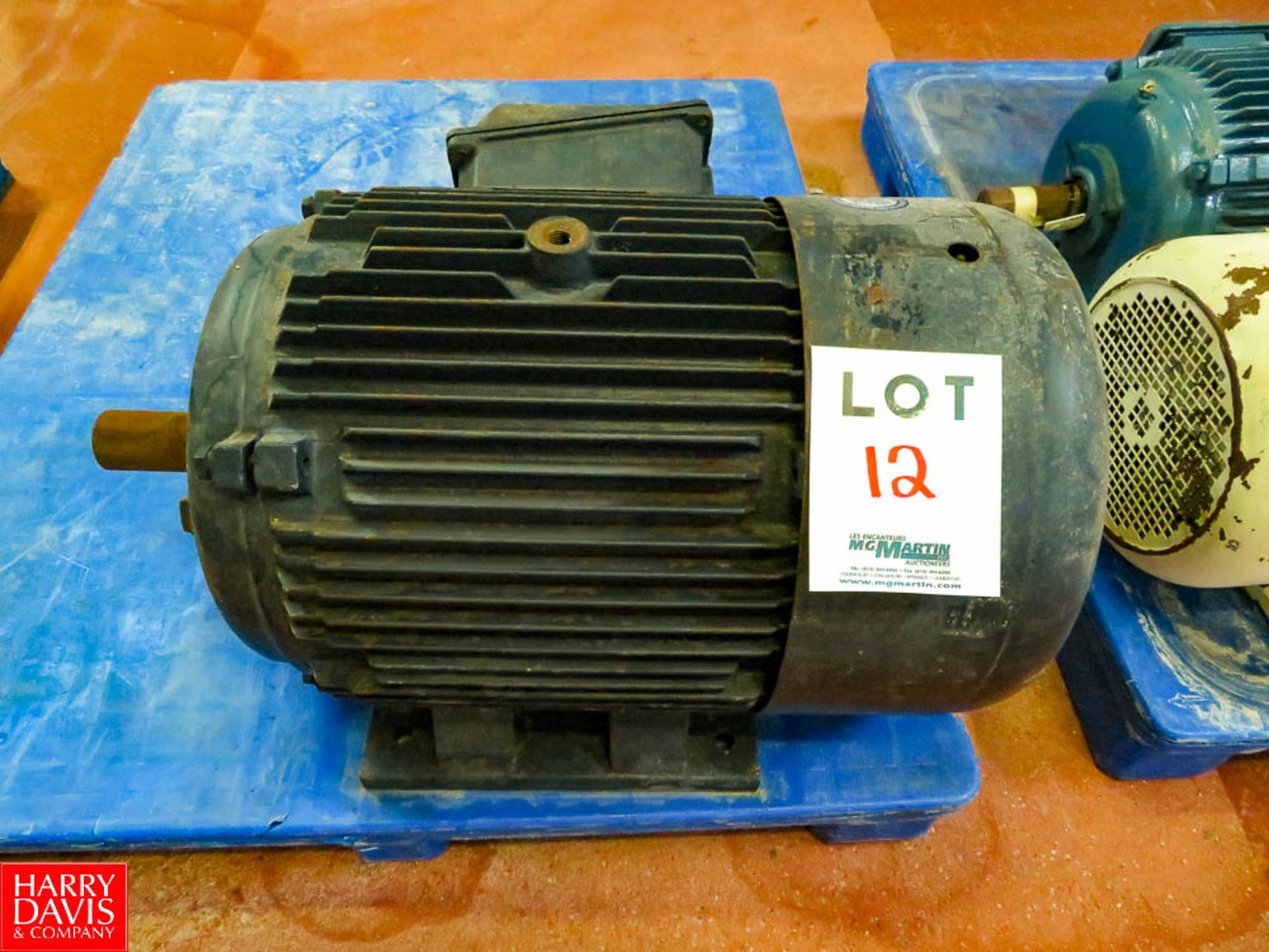 Leeson 40 HP, 3,500 RPM, 3 Phase Motor, S/N: 110032 Rigging Fee: $35